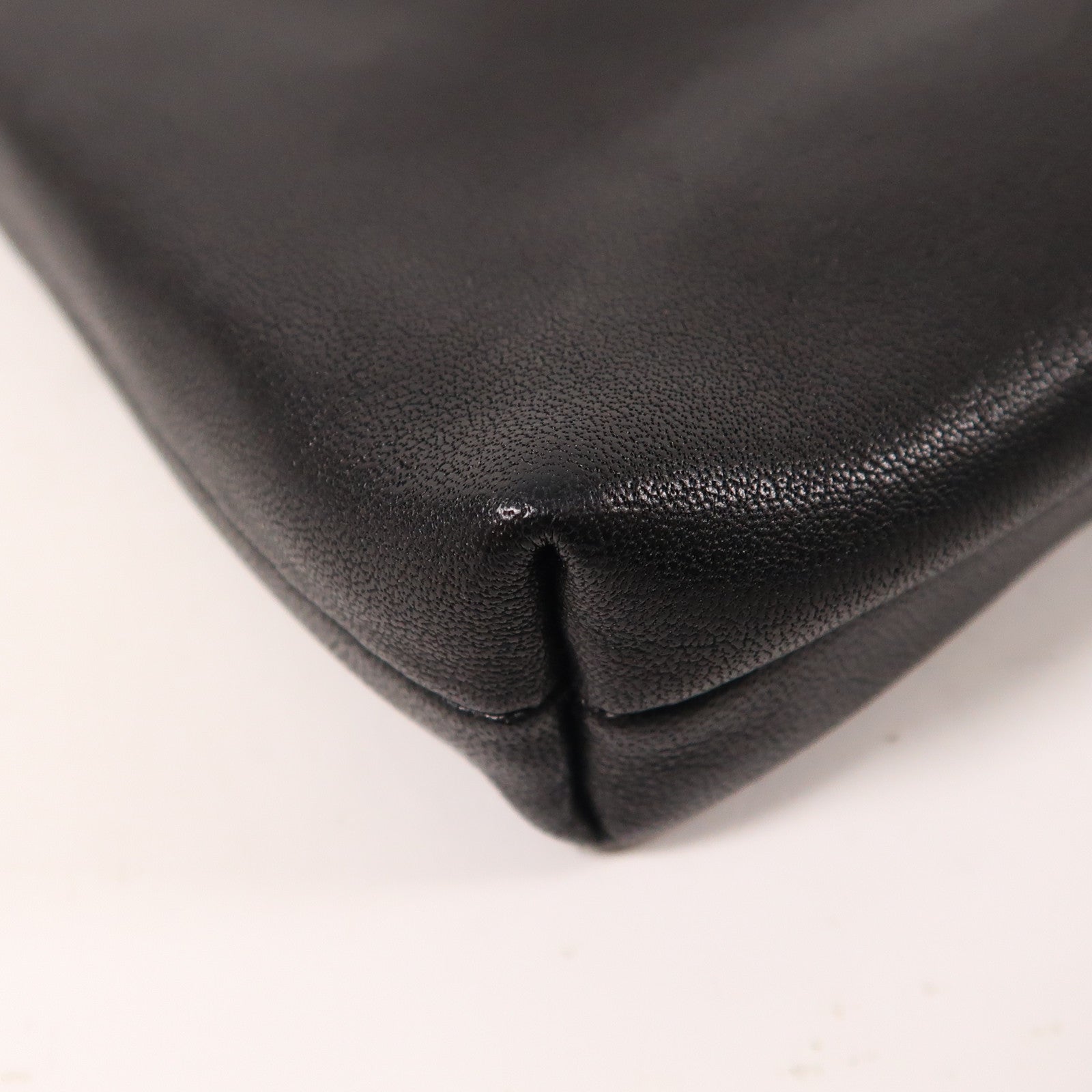 COACH 【激減優惠】牛皮皮革Clutch Bag銀扣手拿包