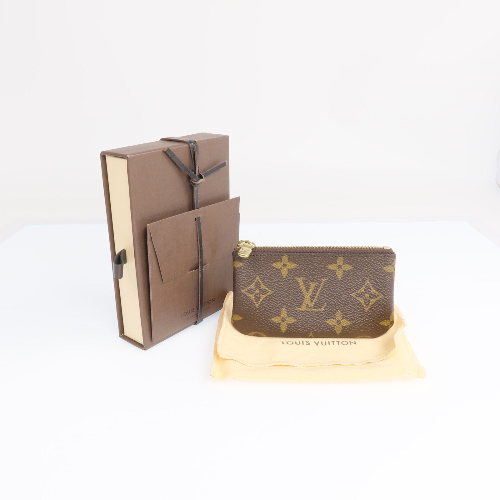 LOUIS VUITTON Monogram Key Pouch金扣鎖匙包