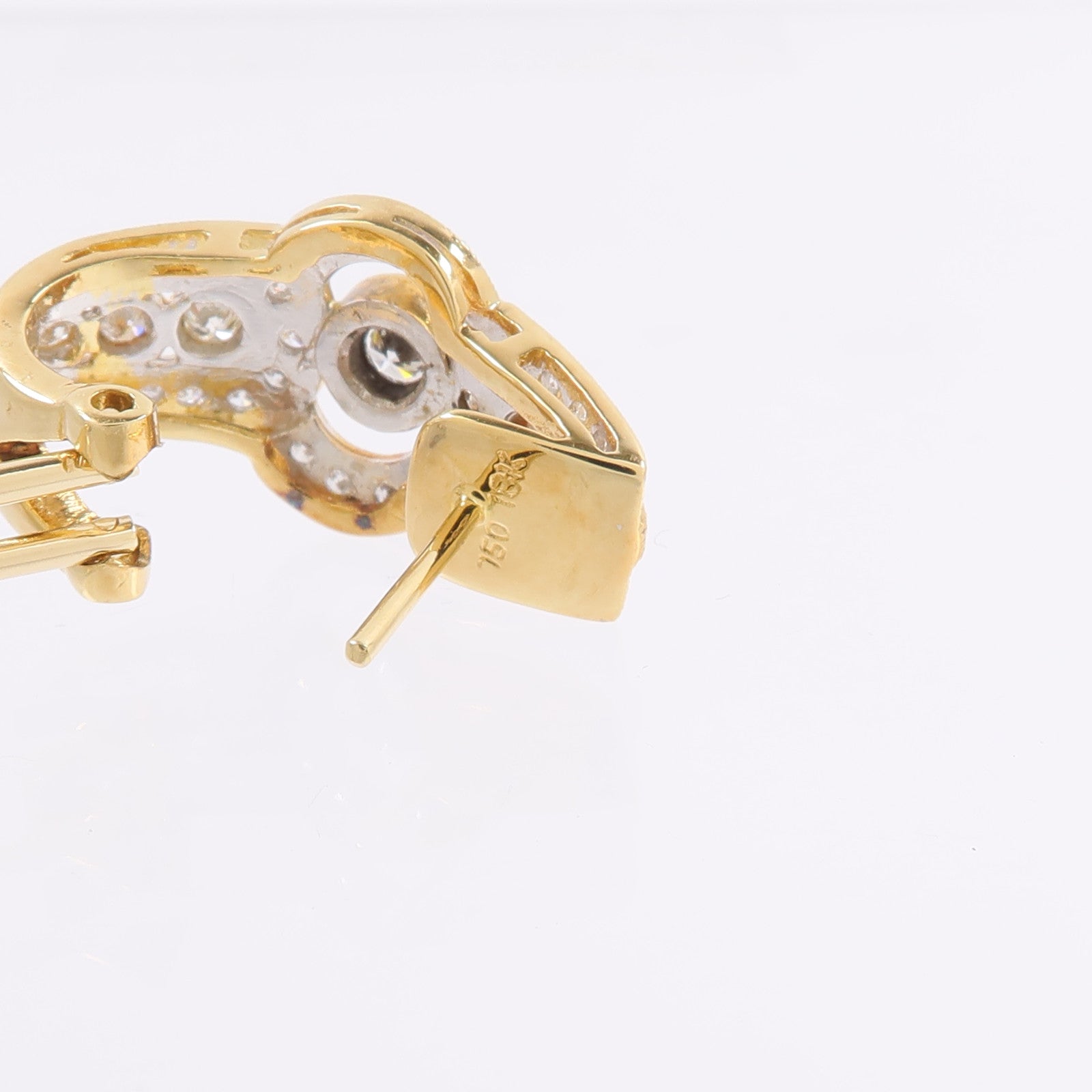 JEWELRY 18K黃金/白金Diamond Earrings鑽石耳環