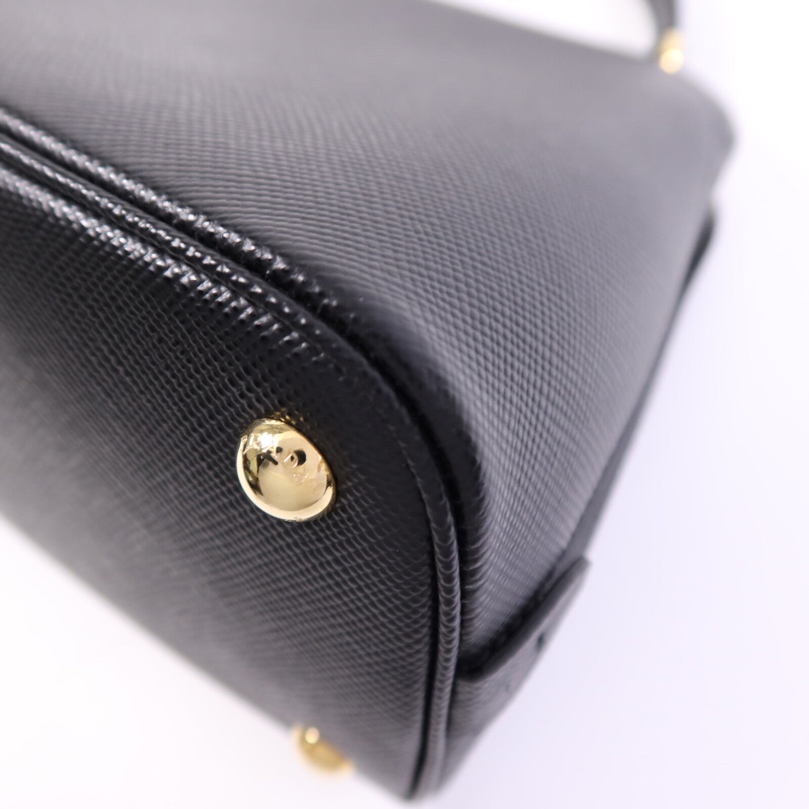 PRADA 【激減優惠】牛皮皮革2 Way Shoulder Bag金扣肩背袋