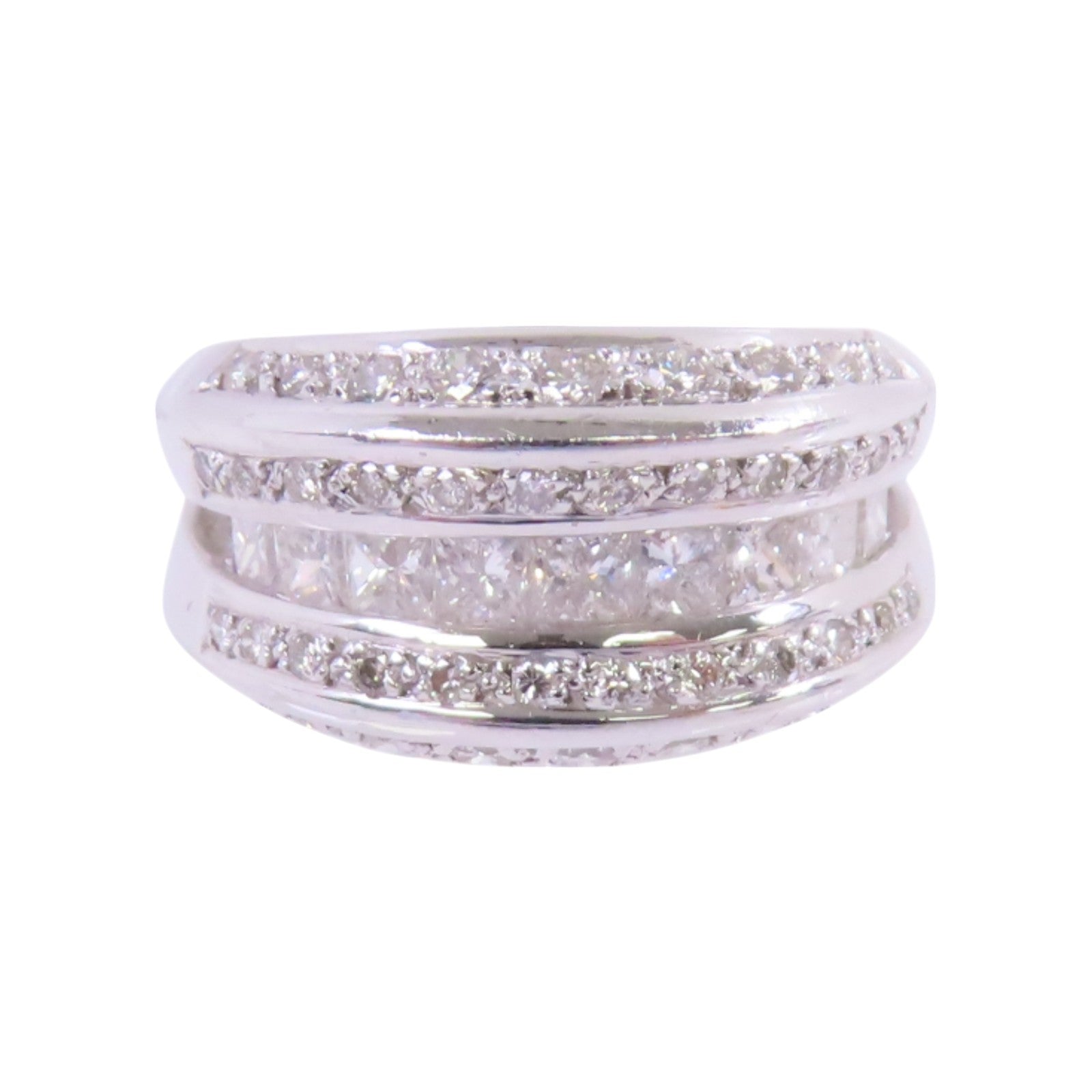 JEWELRY 【激減優惠】PT900鉑金/鑽石Diamond Ring戒指US#6.5