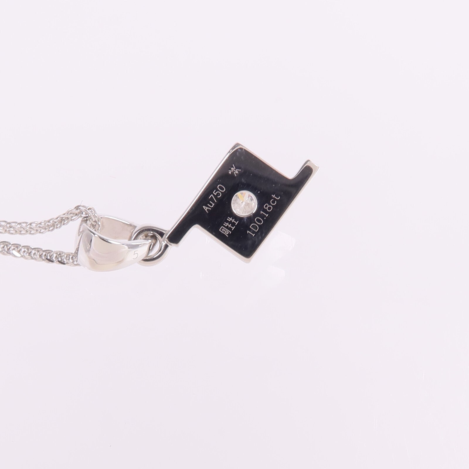 JEWELRY 18K白金Diamond Necklace鑽石項鍊