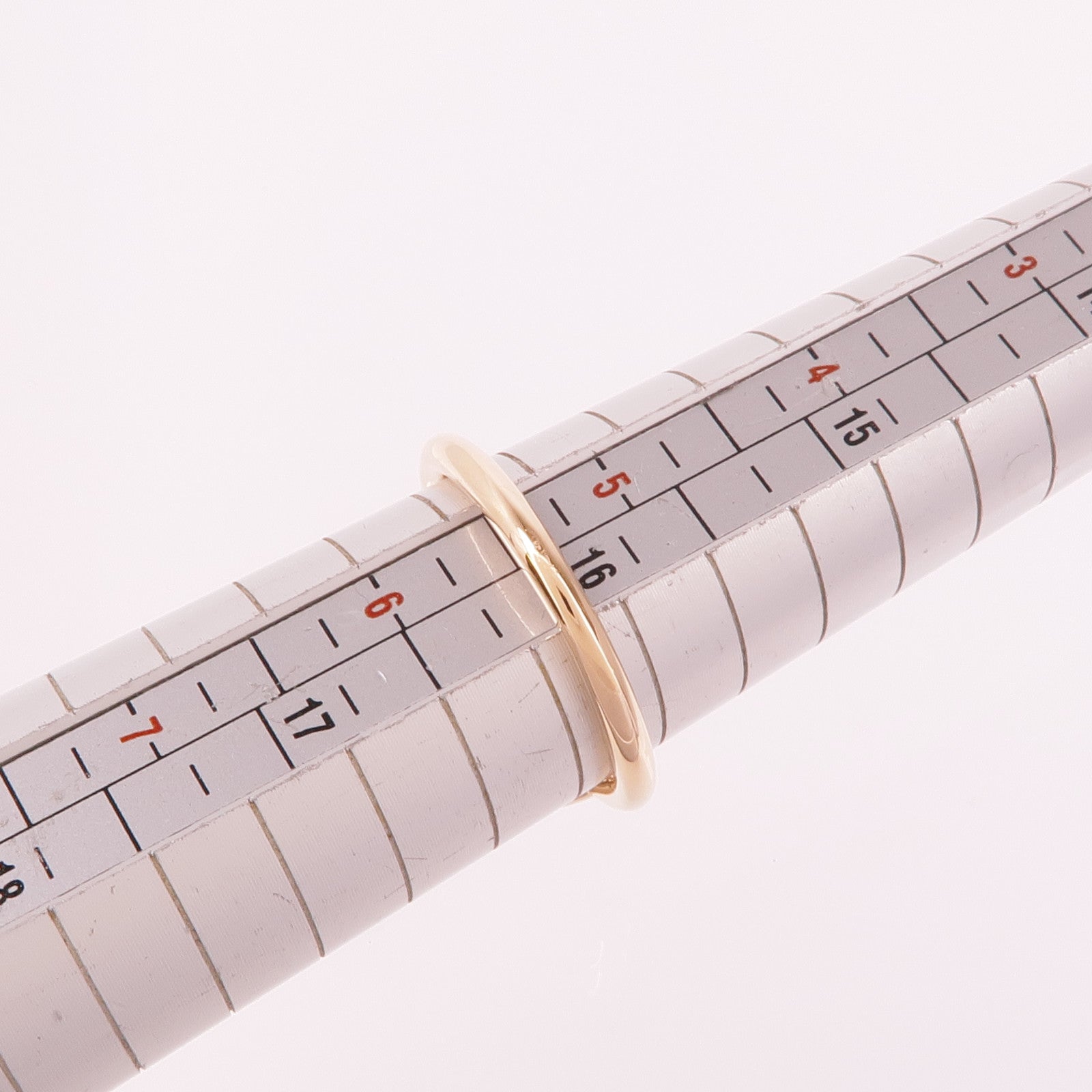 HERMES 18K玫瑰金Echappee Ring鑽石戒指Hermes#50 US#5.5