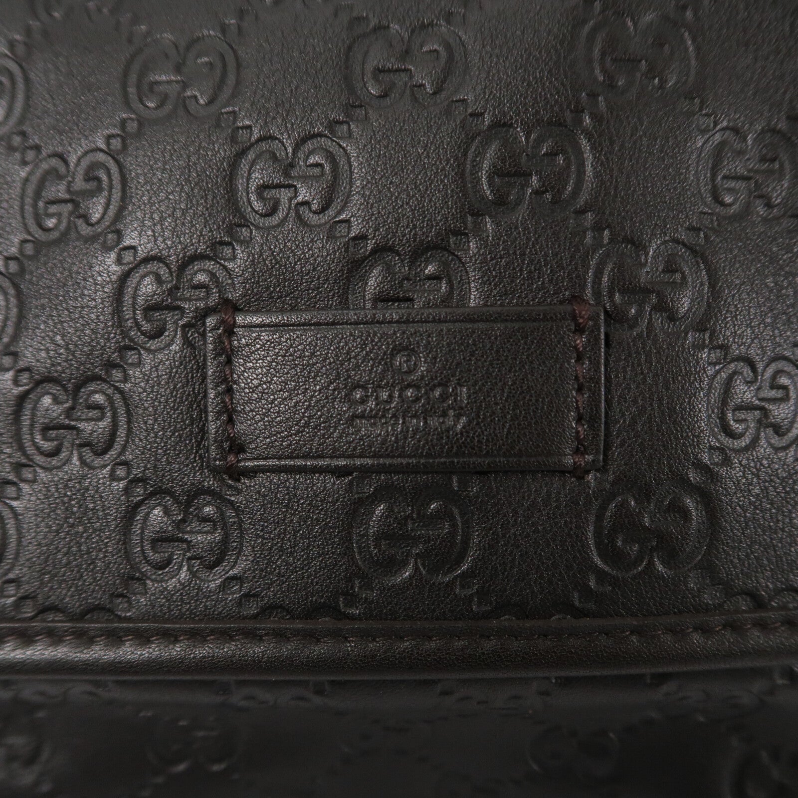 GUCCI 牛皮皮革Guccissima肩背袋