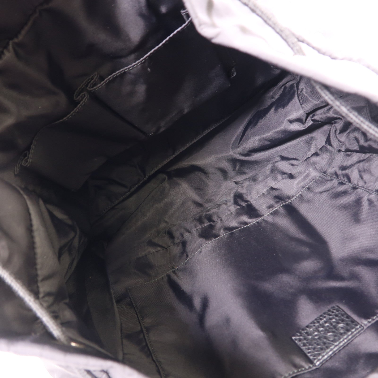 GUCCI 尼龍Backpack銀扣背包