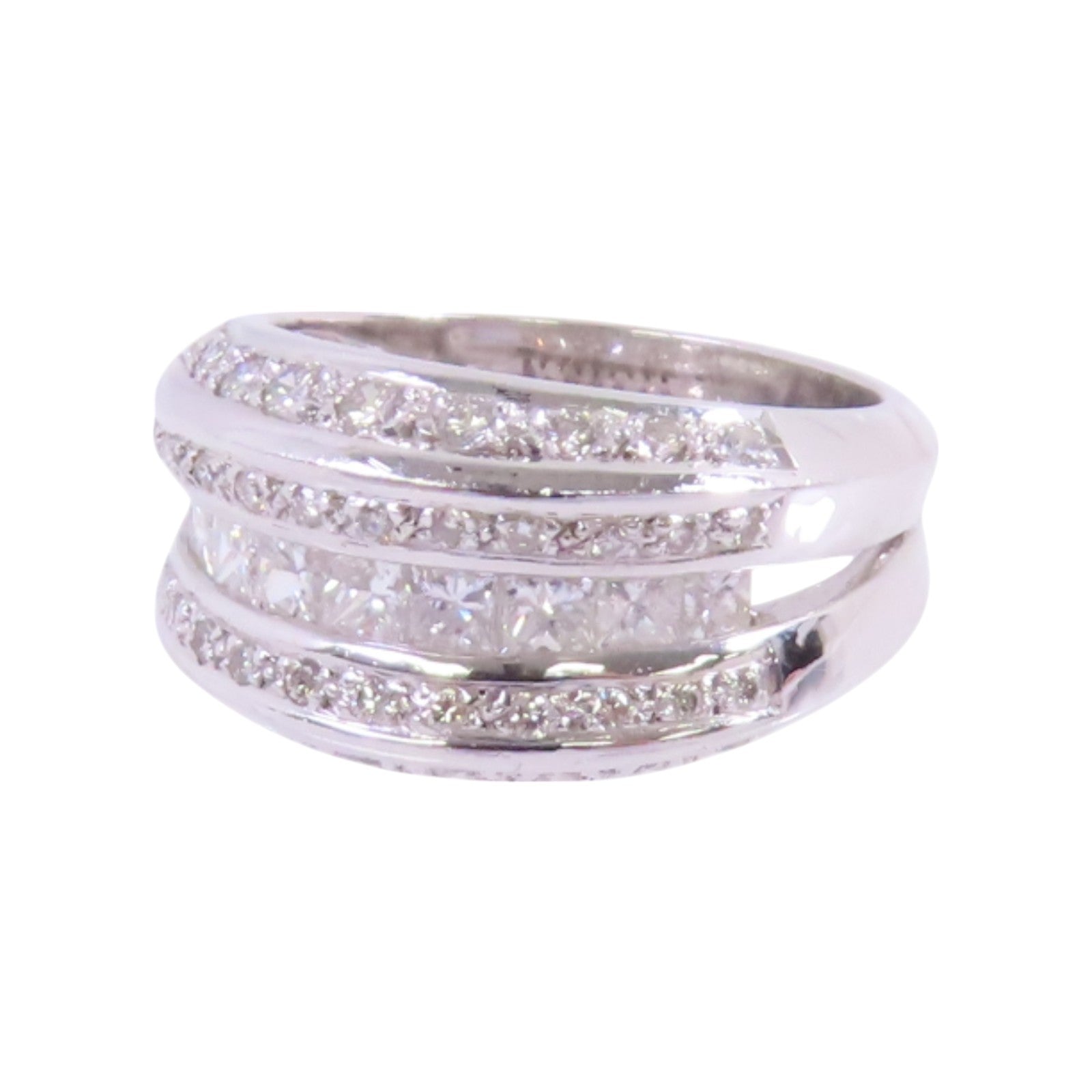 JEWELRY 【激減優惠】PT900鉑金/鑽石Diamond Ring戒指US#6.5
