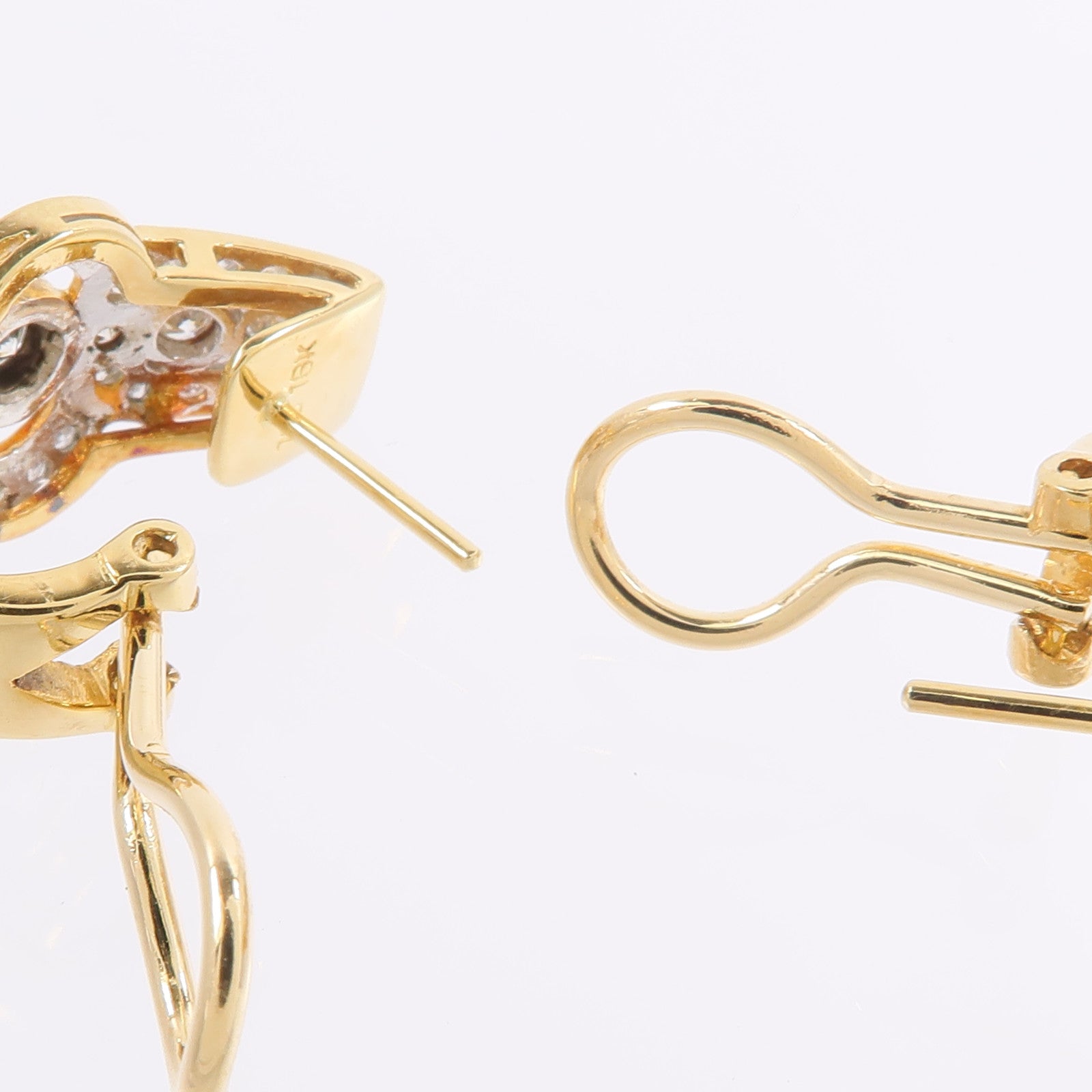 JEWELRY 18K黃金/白金Diamond Earrings鑽石耳環