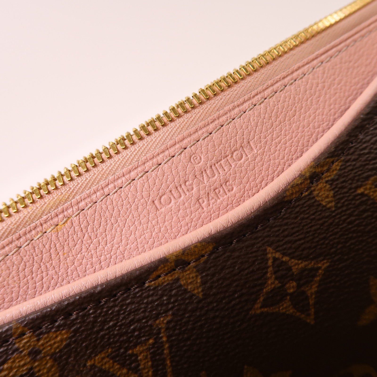 LOUIS VUITTON Monogram Pallas MM金扣手挽肩背兩用袋
