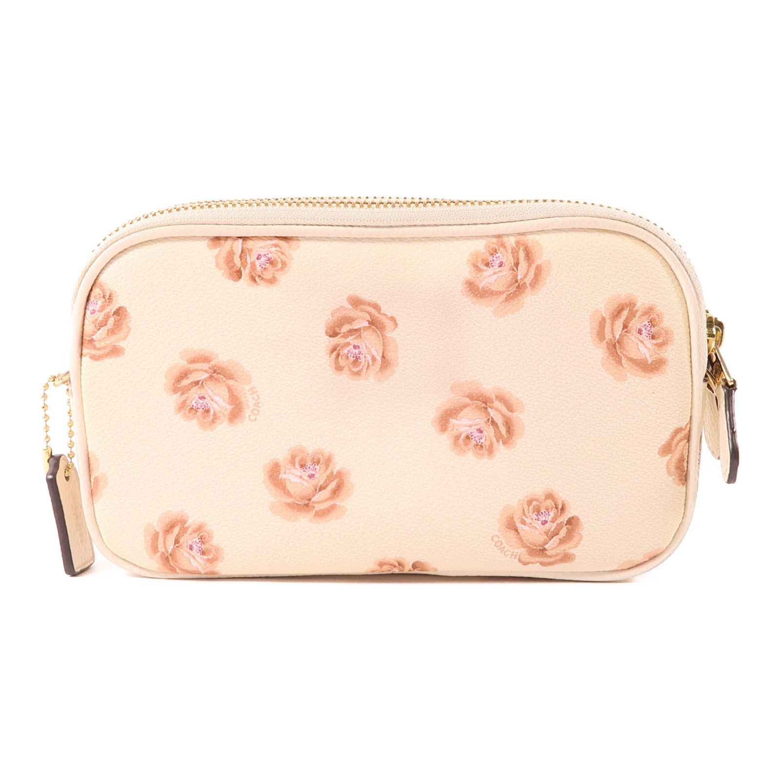 COACH 皮革Shoulder Bag金扣肩背袋