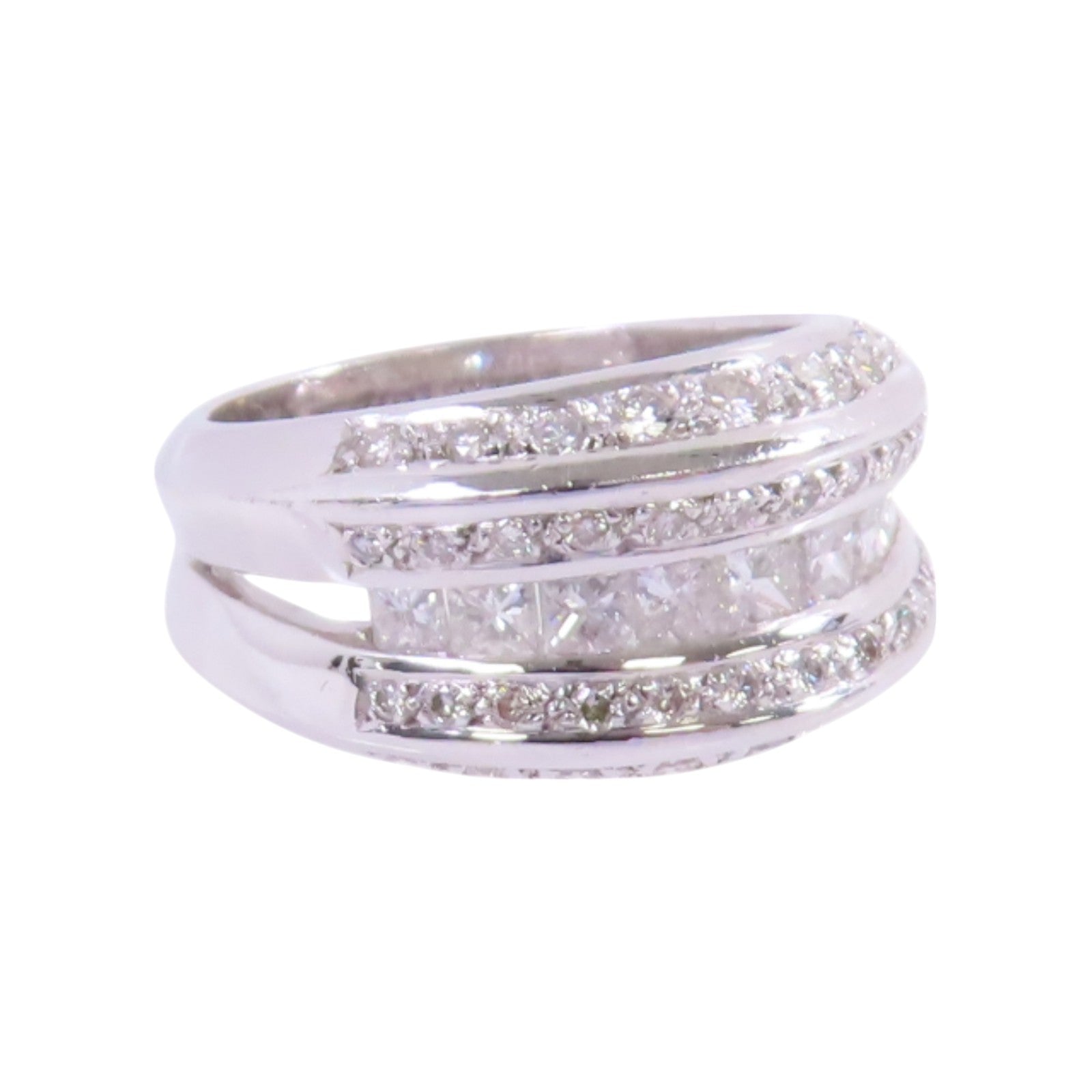 JEWELRY 【激減優惠】PT900鉑金/鑽石Diamond Ring戒指US#6.5