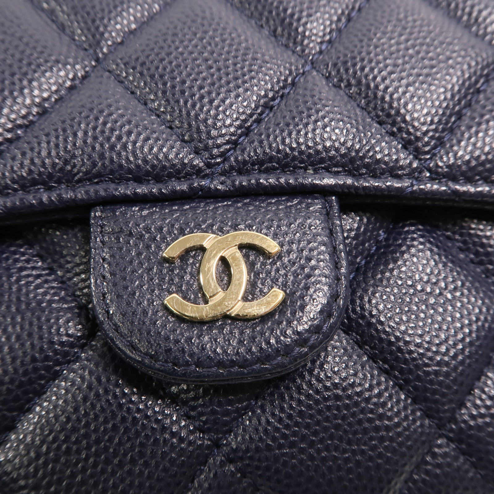 CHANEL 牛皮皮革Phone Bag鏈帶肩背袋
