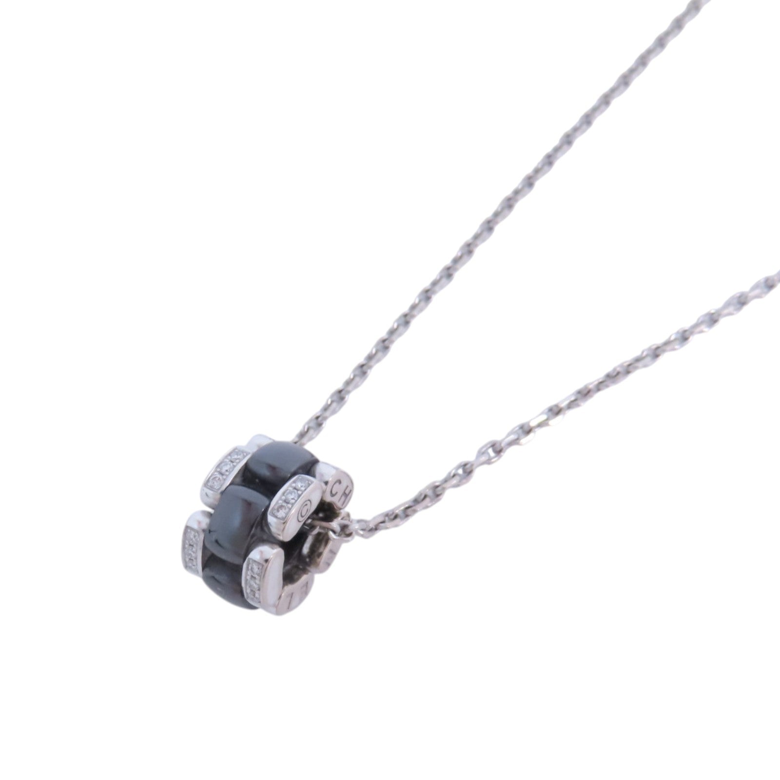 CHANEL 【激減優惠】18K白金/陶瓷Ceramics Ultra Diamond Necklace鑽石項鏈