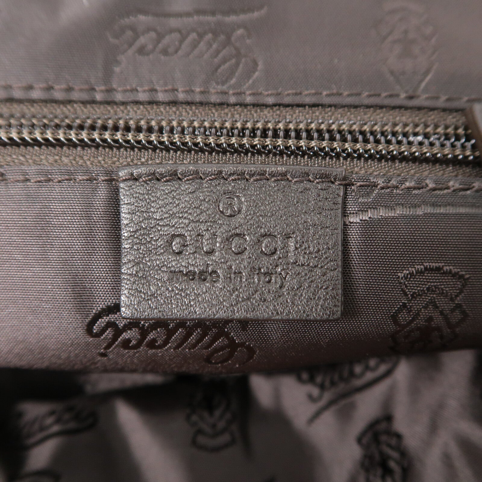 GUCCI 牛皮皮革Guccissima肩背袋
