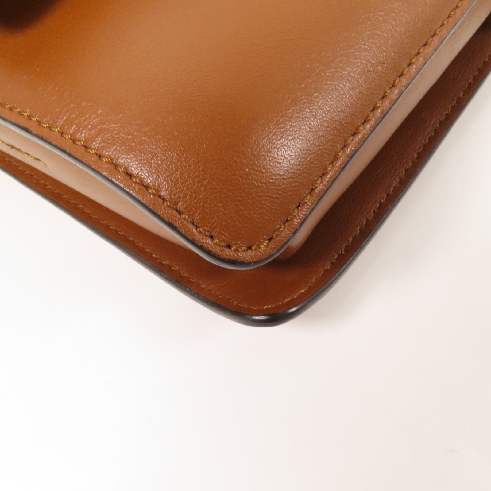 Chloe 牛皮皮革Shoulder Bag金扣肩背袋