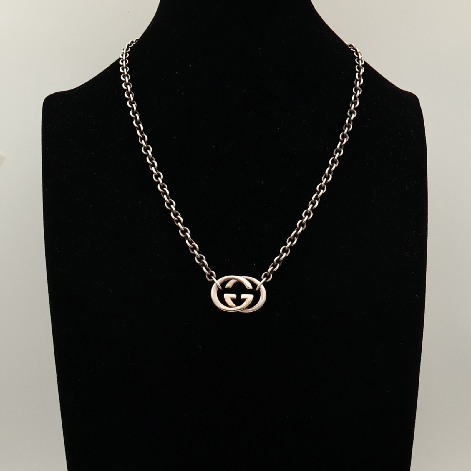 GUCCI 925純銀GG Necklace項鍊