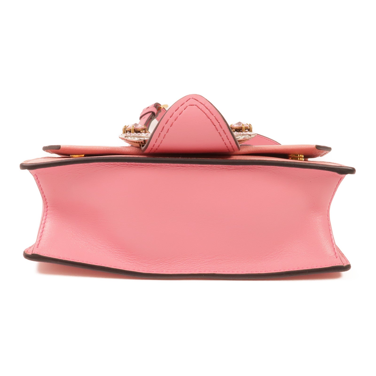Miu Miu 山羊皮皮革Shoulder Bag金扣肩背袋