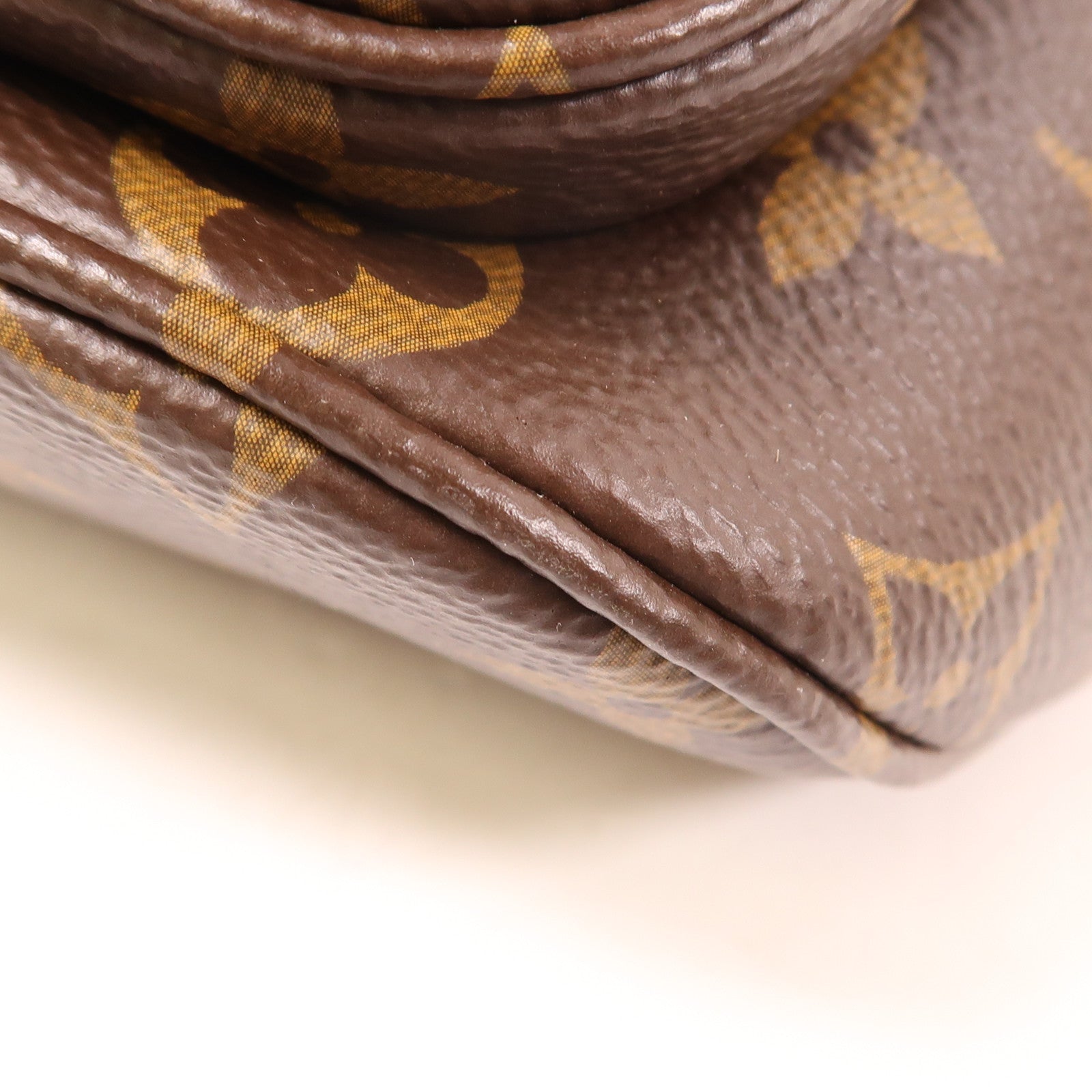 LOUIS VUITTON 【激減優惠】Monogram Mini Bumbag金扣手挽肩背兩用袋棕色