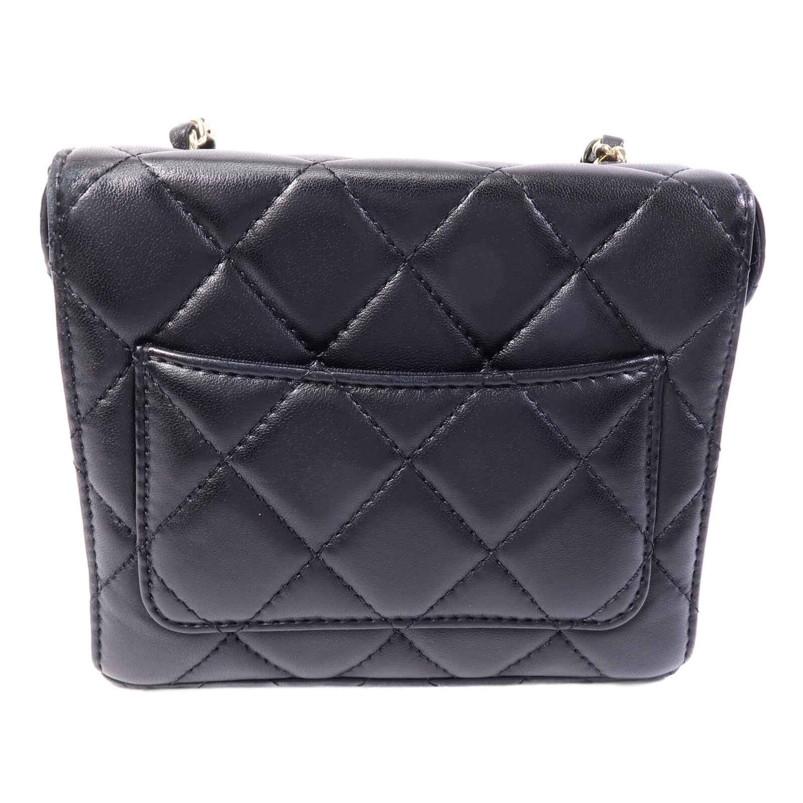 CHANEL 羊皮皮革Chain Shoulder鏈帶肩背袋
