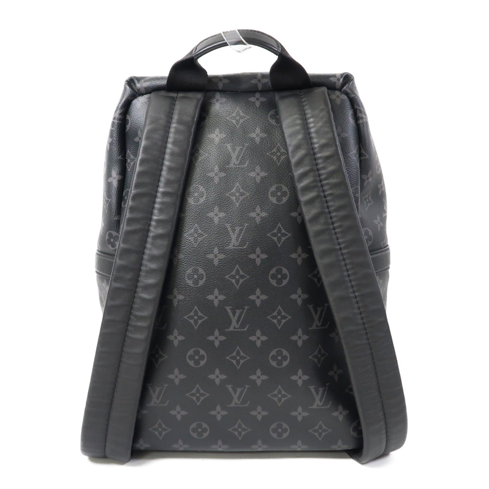 LOUIS VUITTON Monogram Eclipse Discovery銀扣背包黑色