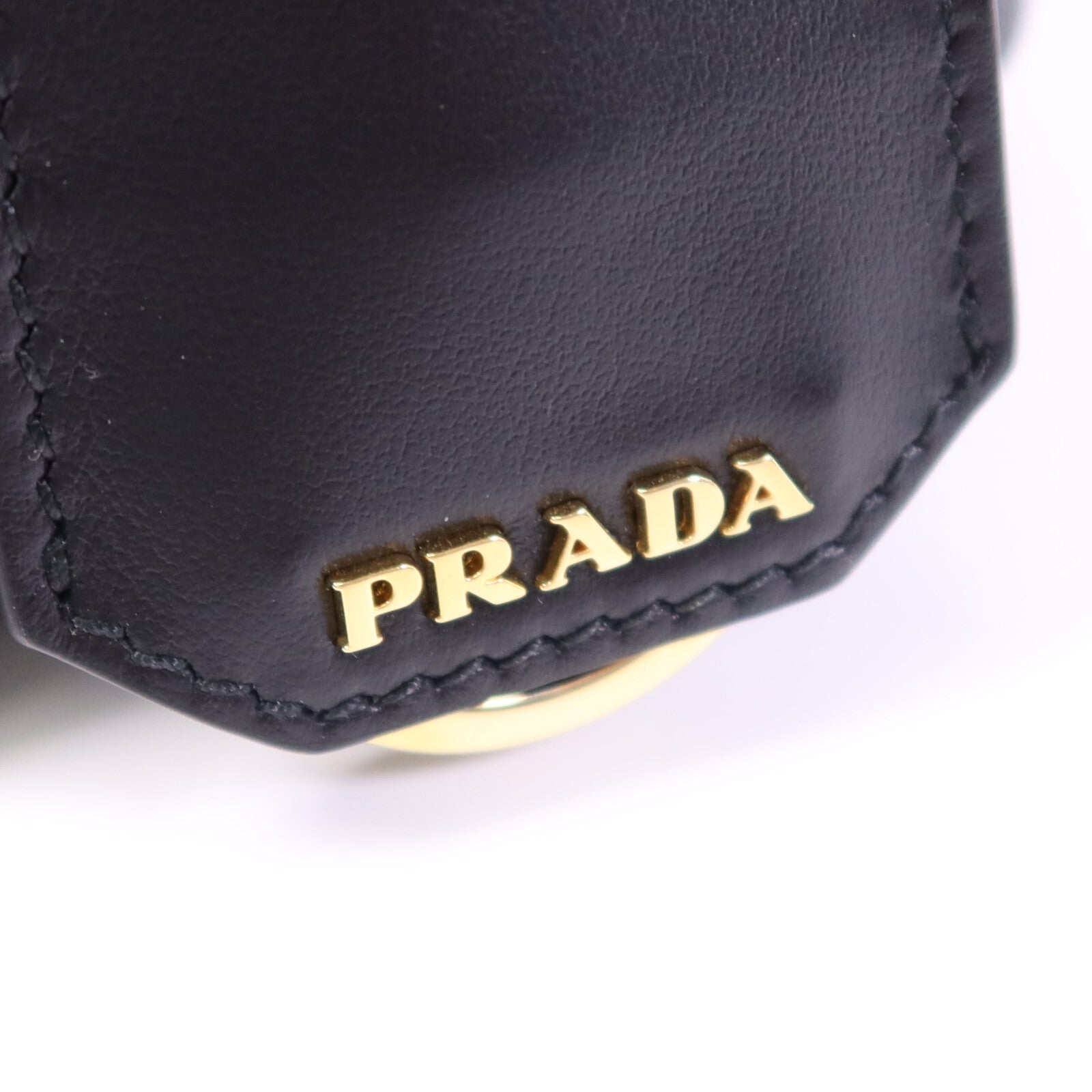 PRADA 【激減優惠】牛皮皮革2 Way Shoulder Bag金扣肩背袋