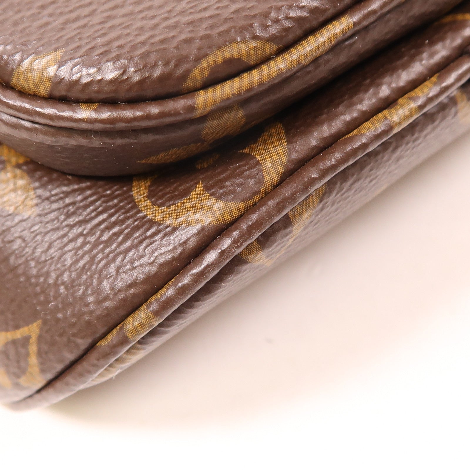 LOUIS VUITTON 【激減優惠】Monogram Mini Bumbag金扣手挽肩背兩用袋棕色