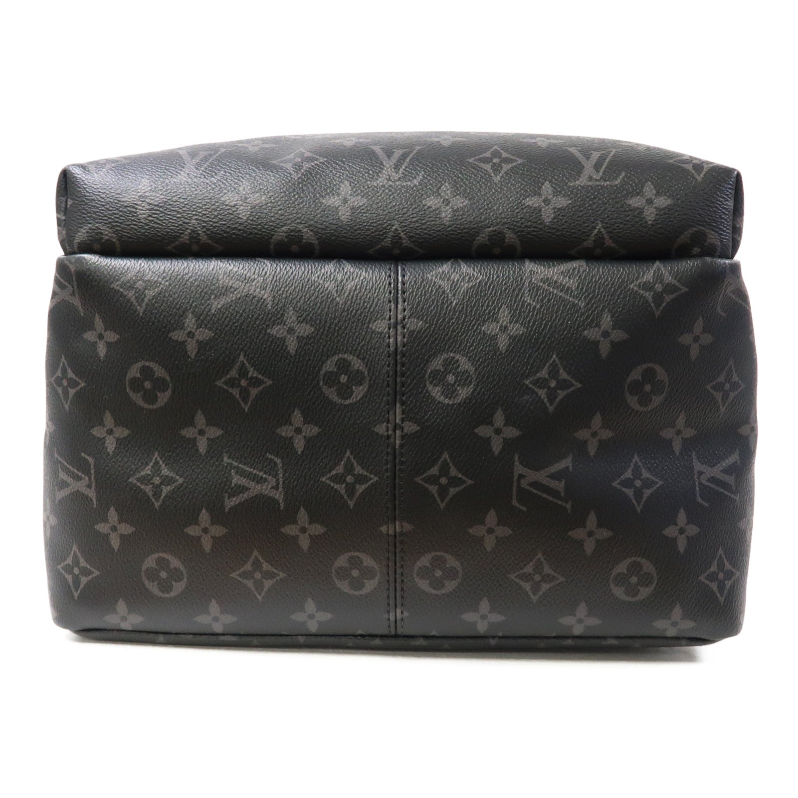 LOUIS VUITTON Monogram Eclipse Discovery銀扣背包黑色