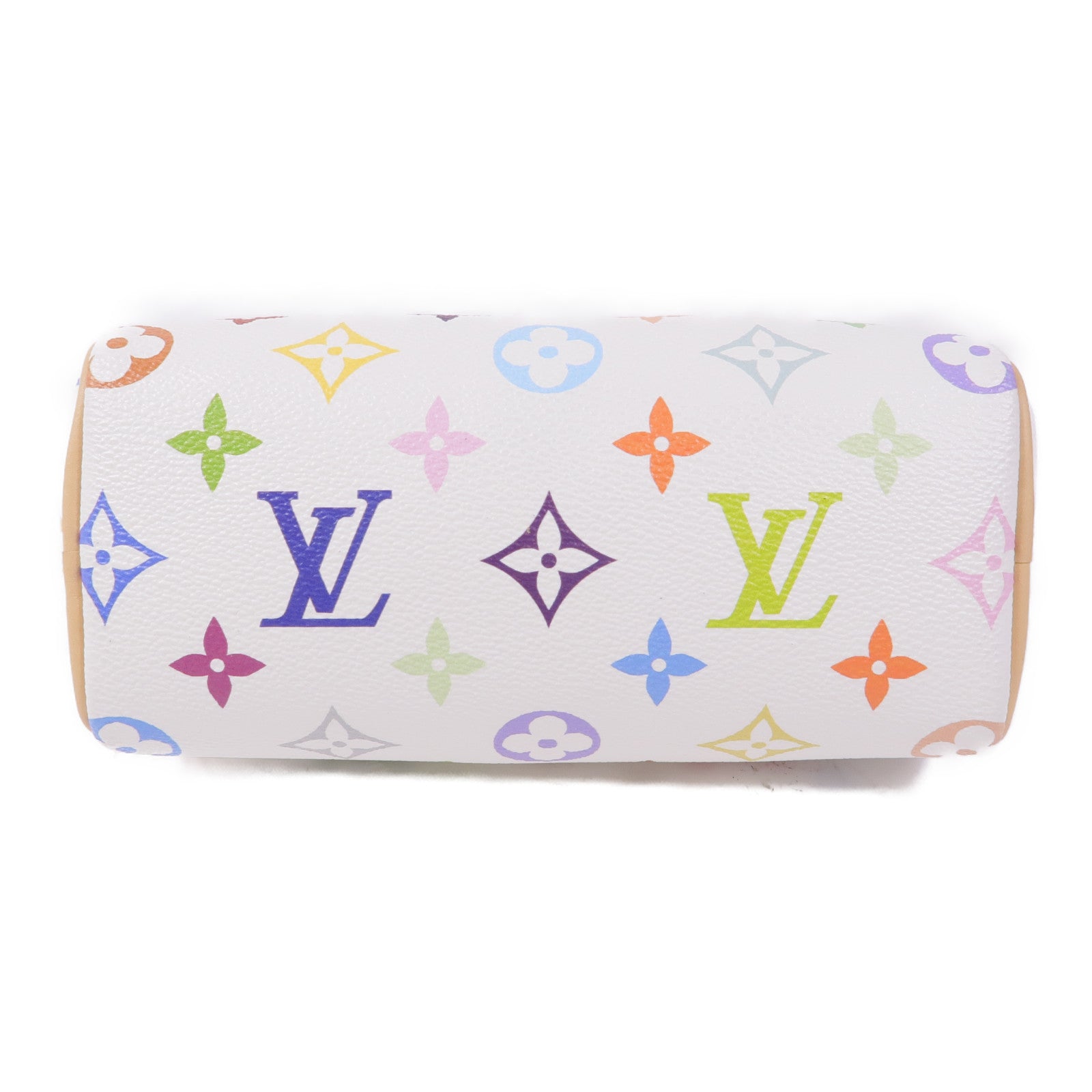 LOUIS VUITTON Monogram Multicolore LV x TM Nano Speedy金扣手挽肩背兩用袋