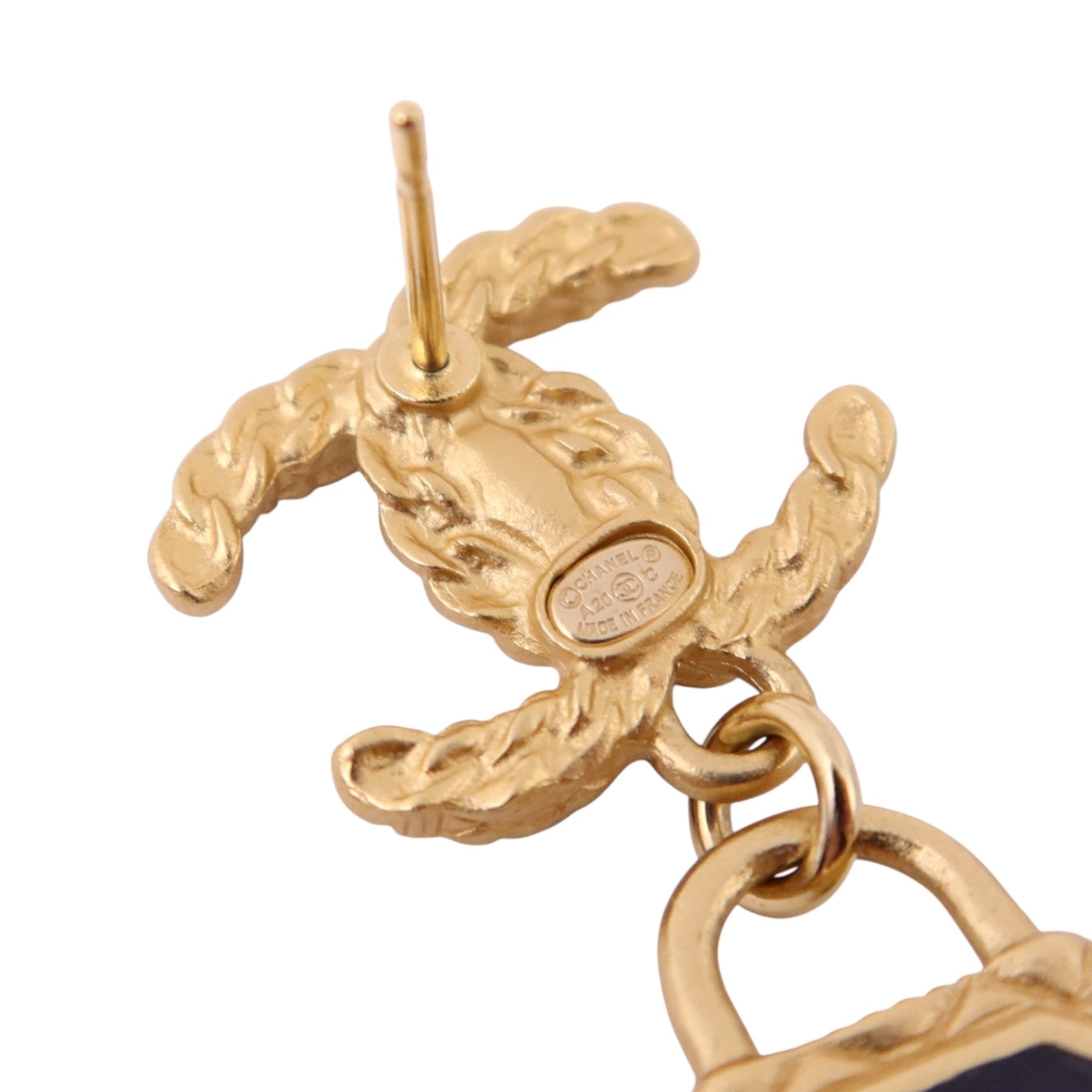 CHANEL 金屬/水鑽/PVC Earrings耳環