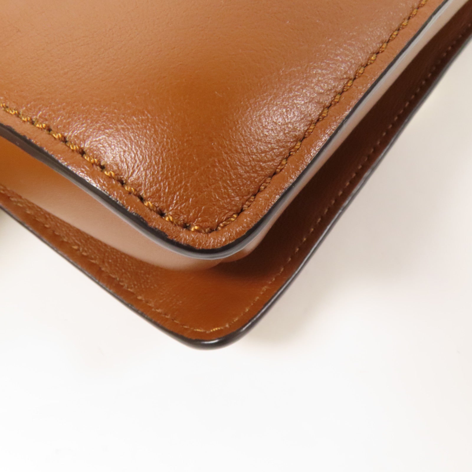 Chloe 牛皮皮革Shoulder Bag金扣肩背袋