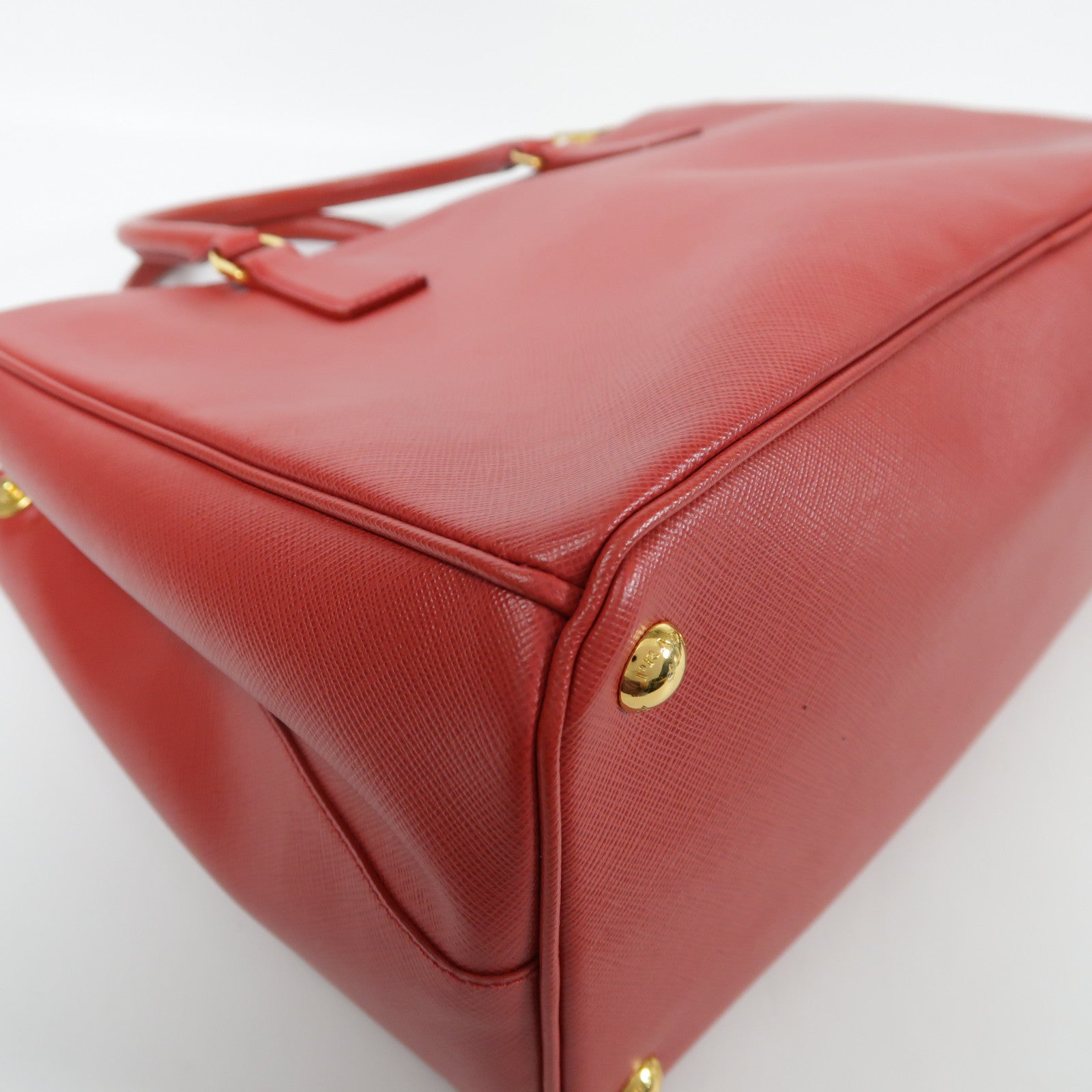 PRADA 牛皮皮革Galleria金扣手挽肩背兩用袋