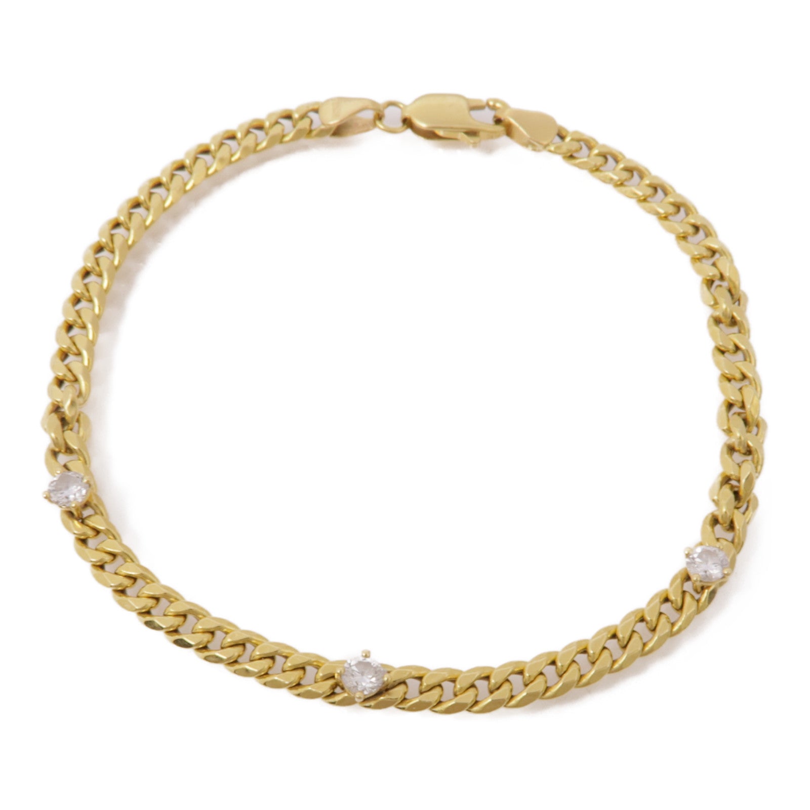JEWELRY 18K黃金Diamond Bracelets鑽石手鏈