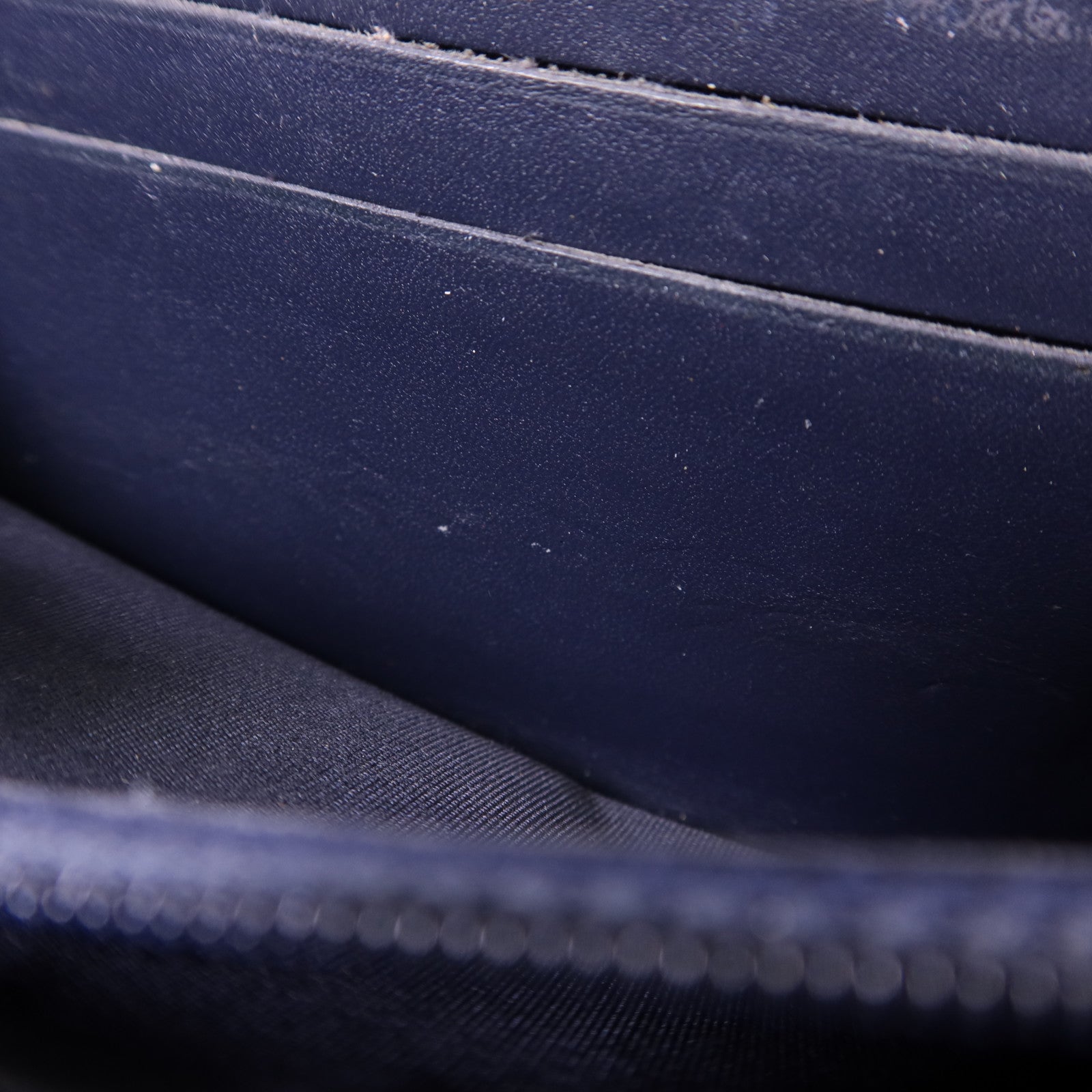 CHANEL 牛皮皮革Zipper Wallet金扣錢包