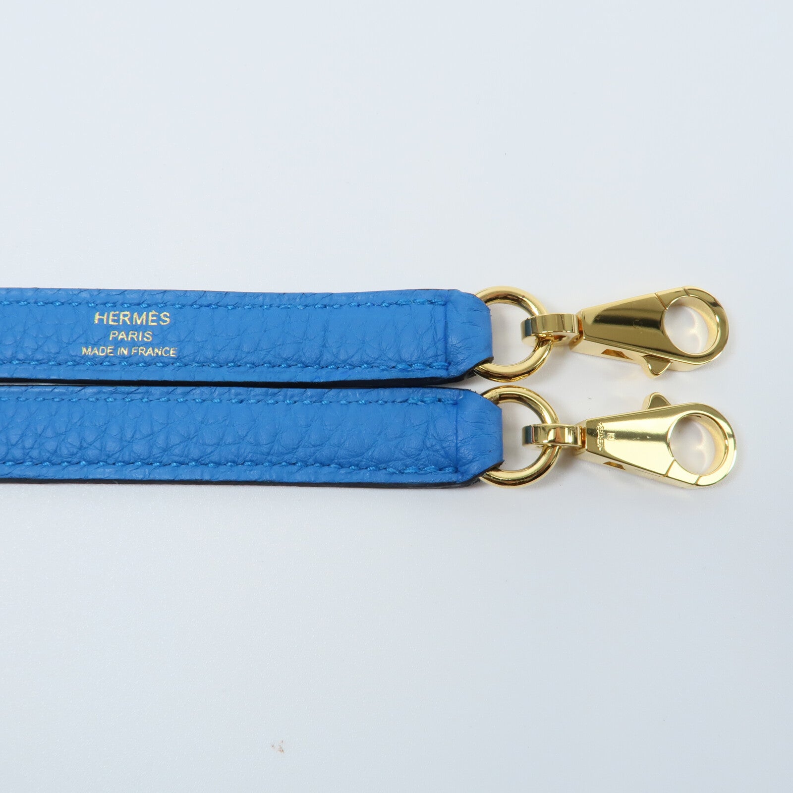 HERMES Togo皮革Kelly 28手挽肩背兩用袋Bleu Zanzibar