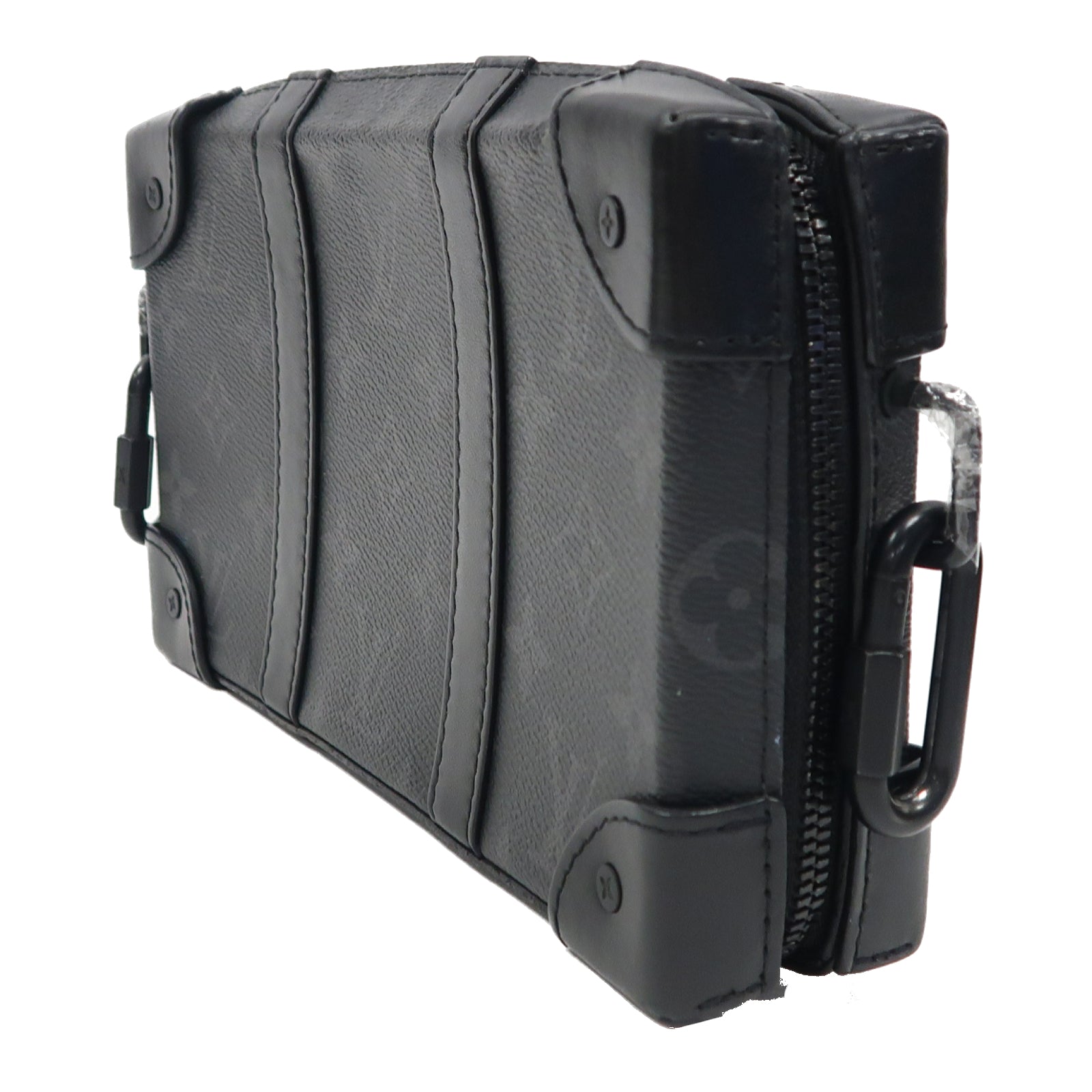 LOUIS VUITTON 【激減優惠】Monogram Eclipse Soft Trunk肩背袋黑色