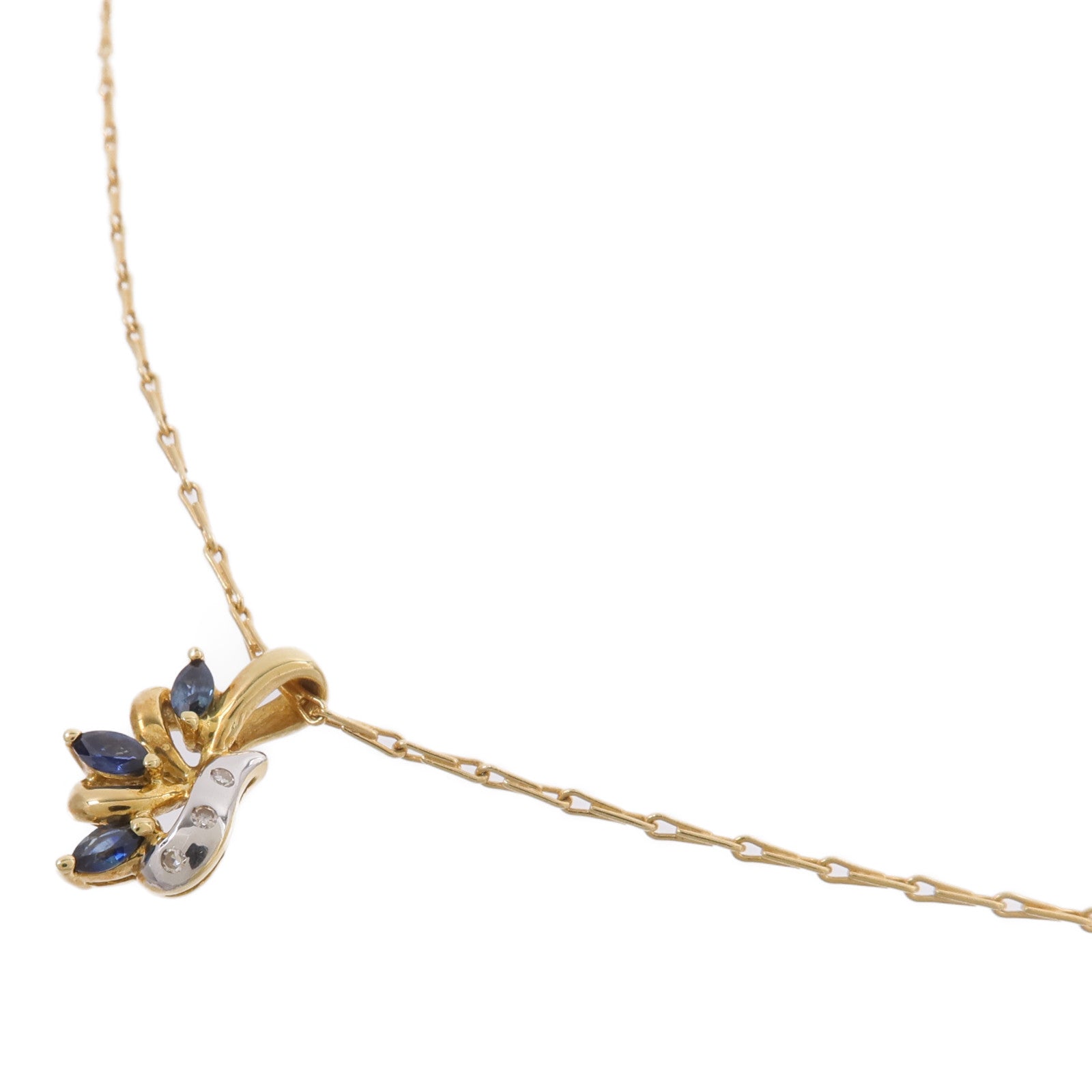 JEWELRY 18K黃金/白金Sapphire Necklace藍寶石項鍊