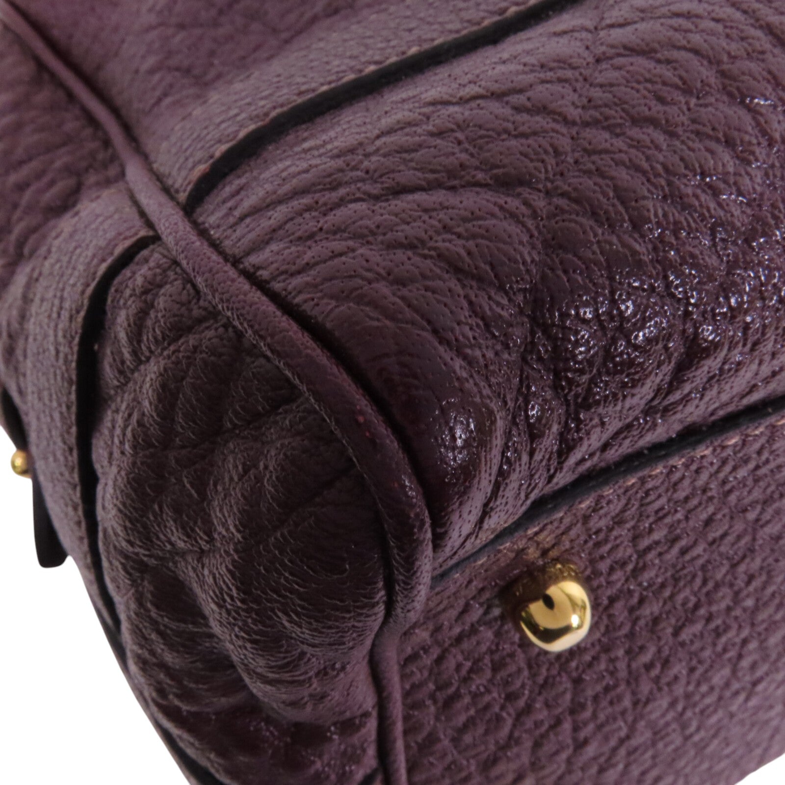 LOEWE 牛皮皮革Shoulder Bag金扣手挽肩背兩用袋