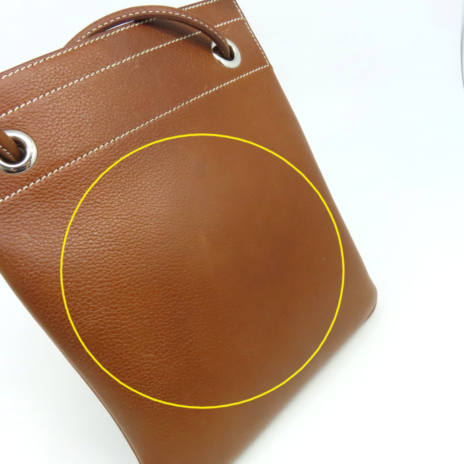 HERMES 【激減優惠】Barenia Faubourg皮革Aline Shoulder Bag肩背袋啡色