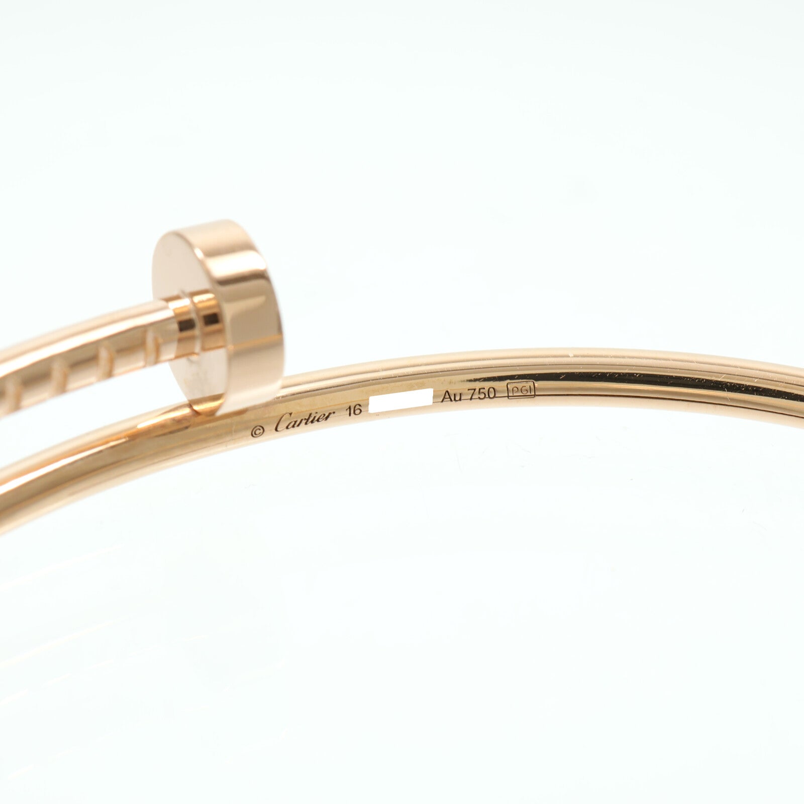 CARTIER 18K玫瑰金Juste Un Clou手鐲