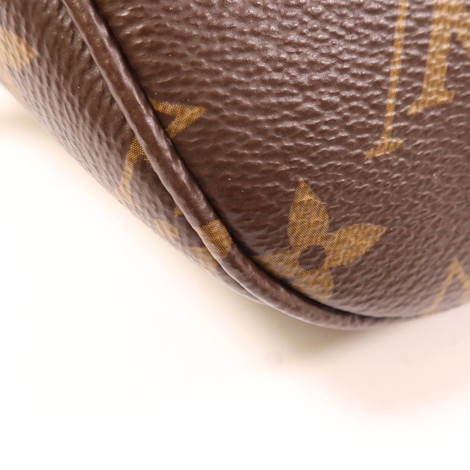 LOUIS VUITTON 【激減優惠】Monogram Mini Bumbag金扣手挽肩背兩用袋棕色