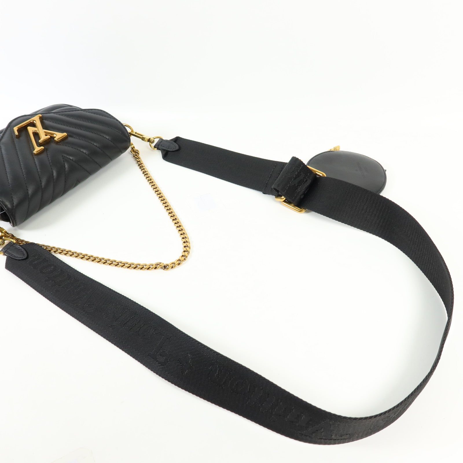 LOUIS VUITTON 牛皮皮革New Wave金扣手挽肩背兩用袋