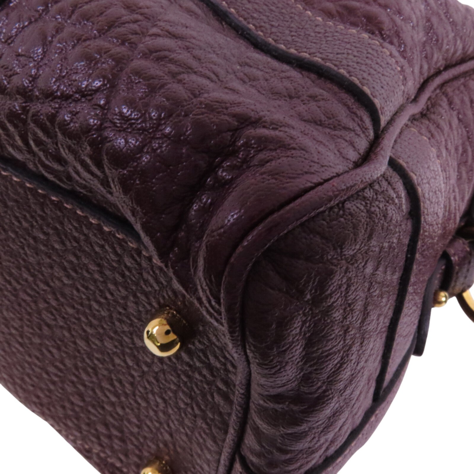 LOEWE 牛皮皮革Shoulder Bag金扣手挽肩背兩用袋