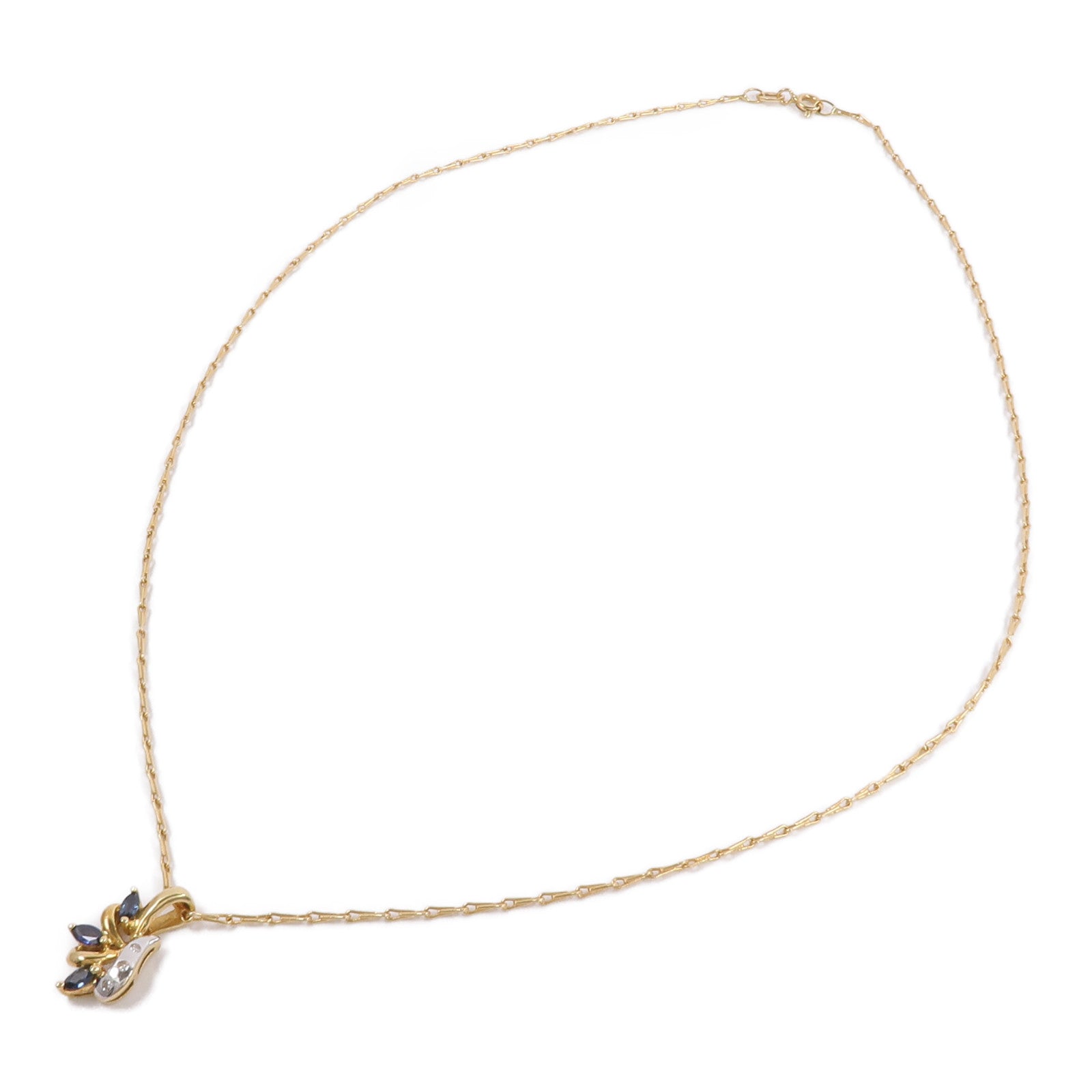 JEWELRY 18K黃金/白金Sapphire Necklace藍寶石項鍊