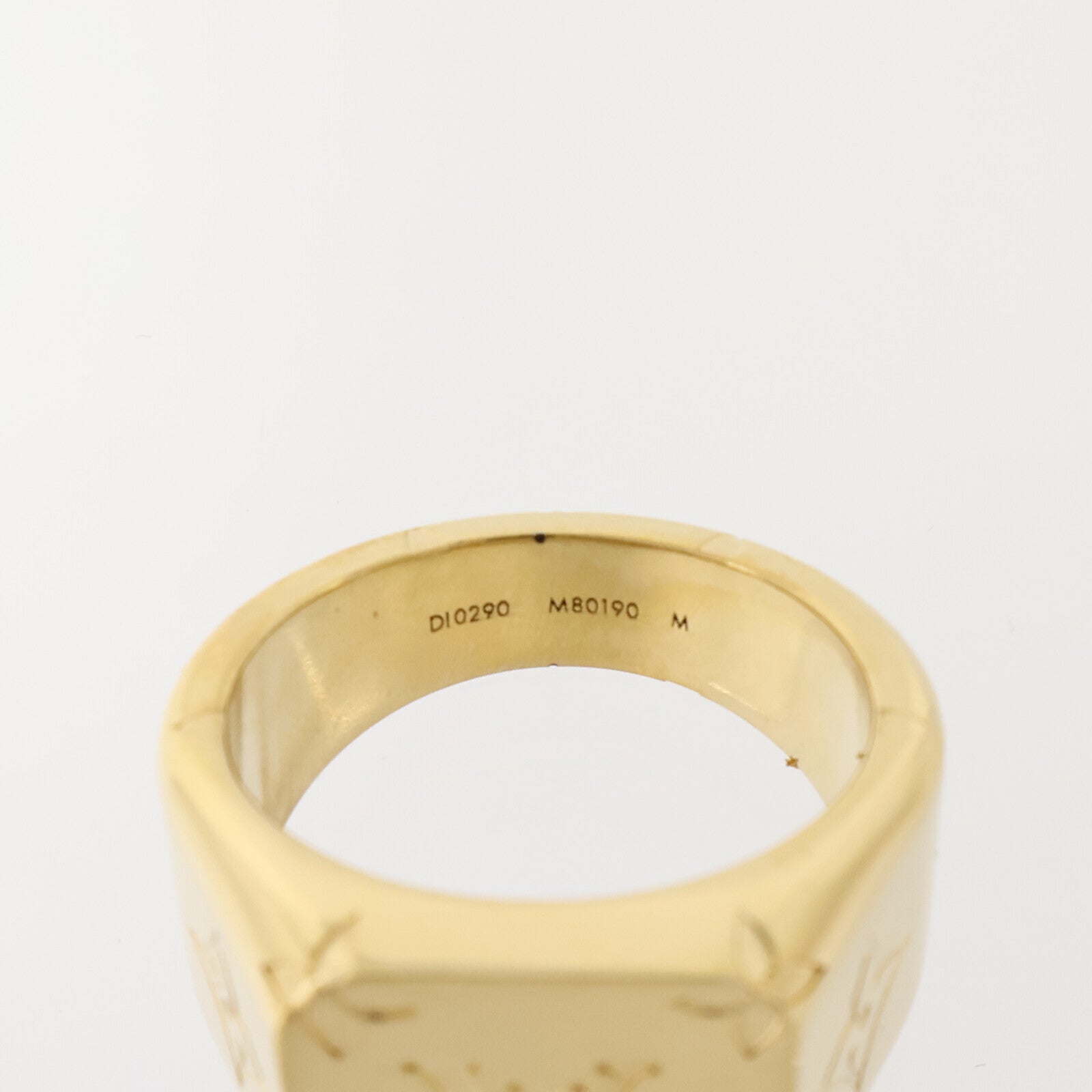 LOUIS VUITTON 金屬Monogram Signet Ring戒指