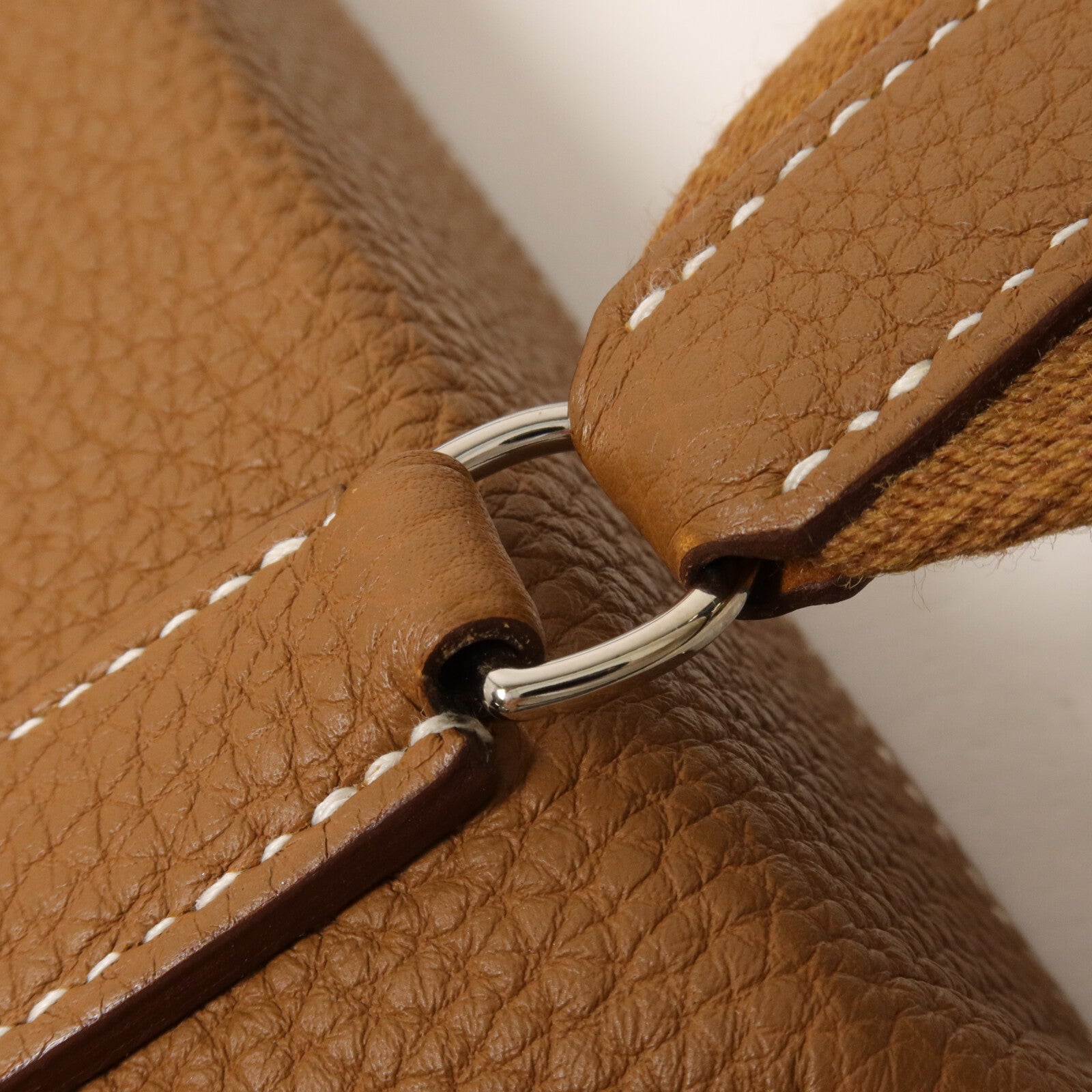 HERMES Togo皮革Videpoches肩背袋Gold