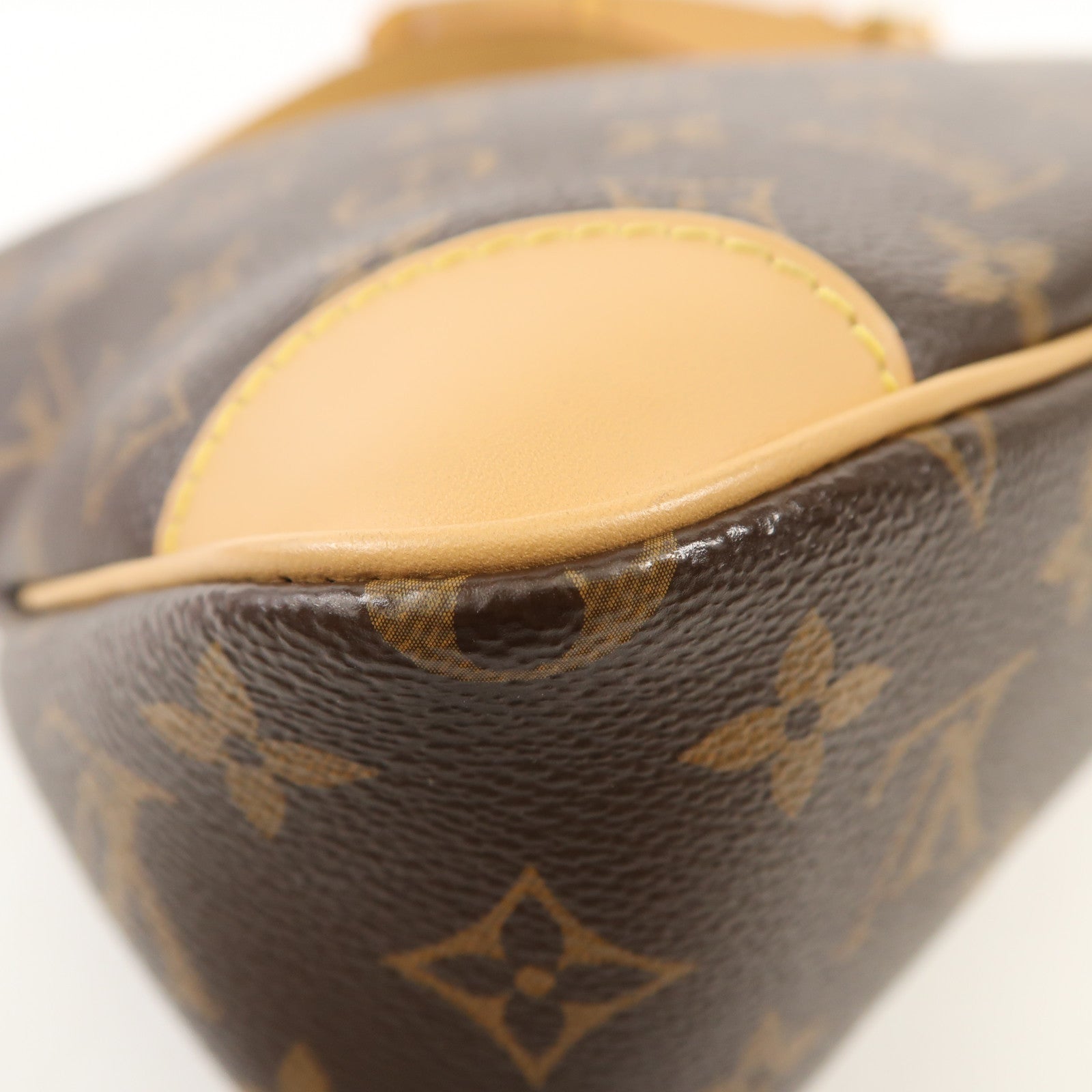 LOUIS VUITTON Monogram Macassar Odeon PM金扣手挽袋