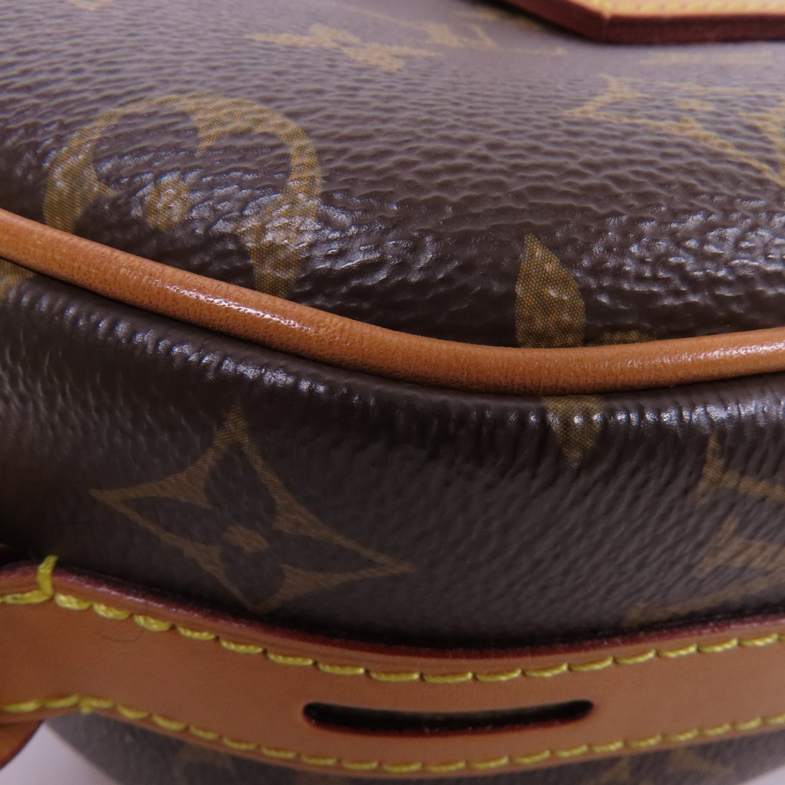 LOUIS VUITTON Monogram Boite Chapeau Souple金扣肩背袋棕色