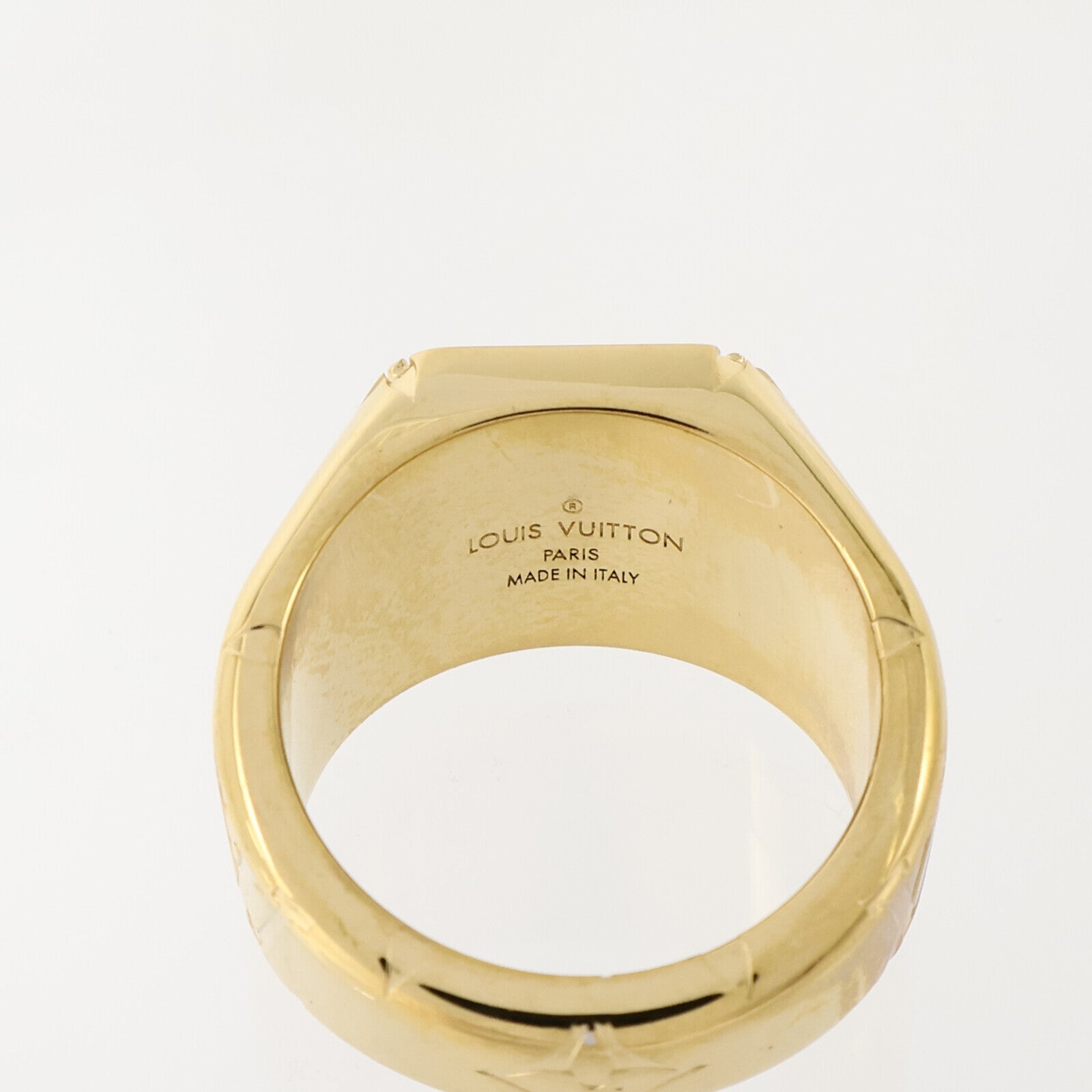 LOUIS VUITTON 金屬Monogram Signet Ring戒指