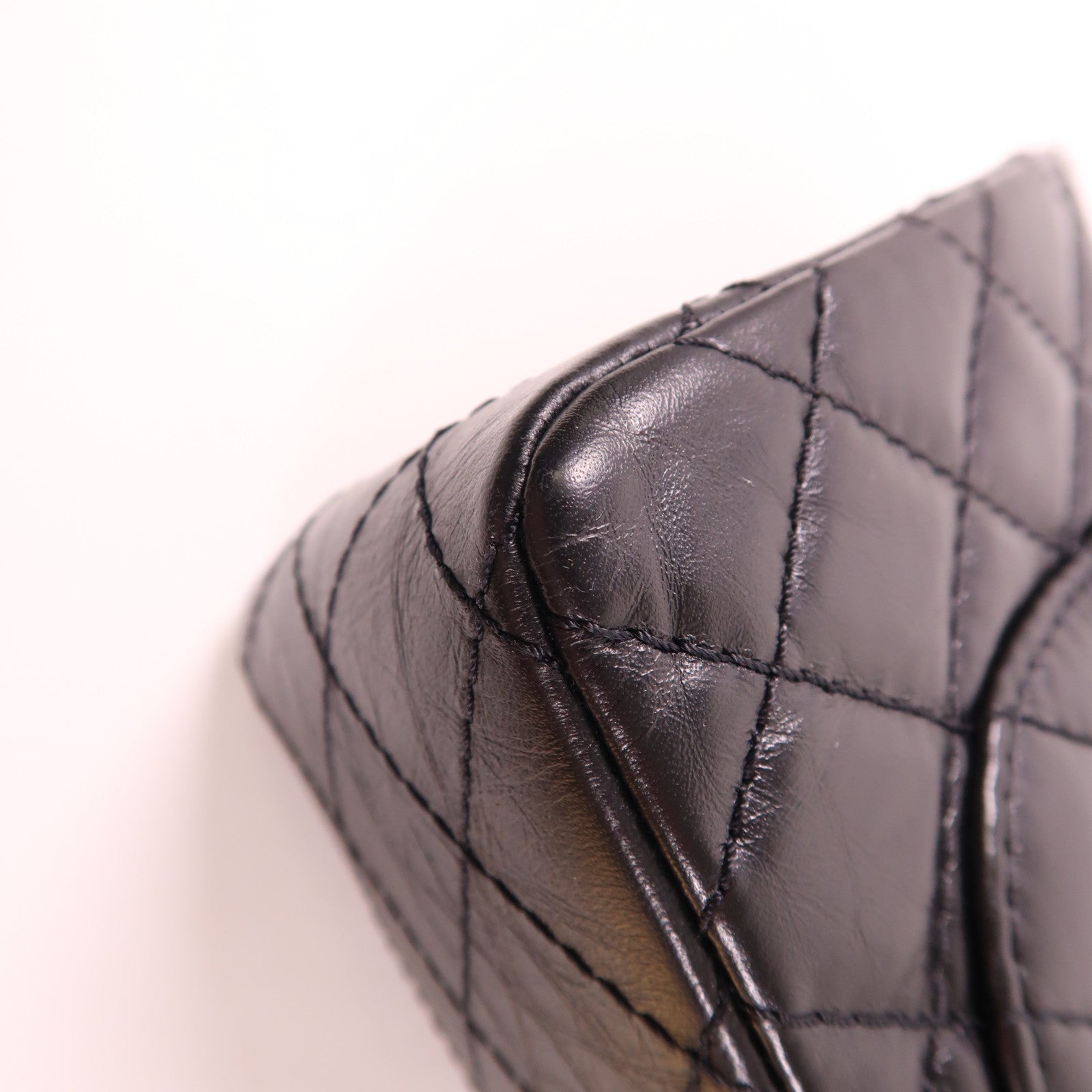 CHANEL 牛皮皮革2.55金扣鏈帶肩背袋