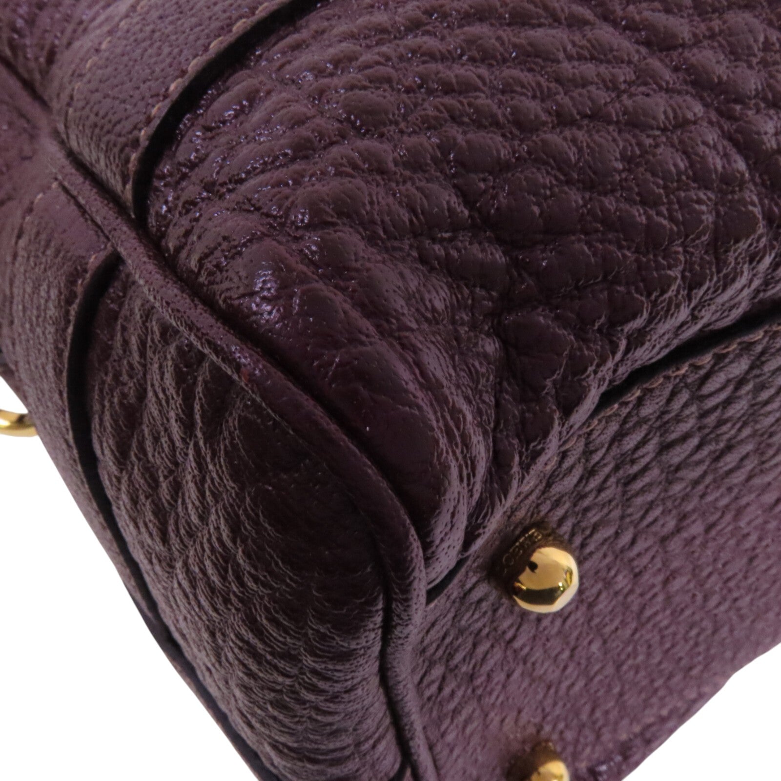 LOEWE 牛皮皮革Shoulder Bag金扣手挽肩背兩用袋