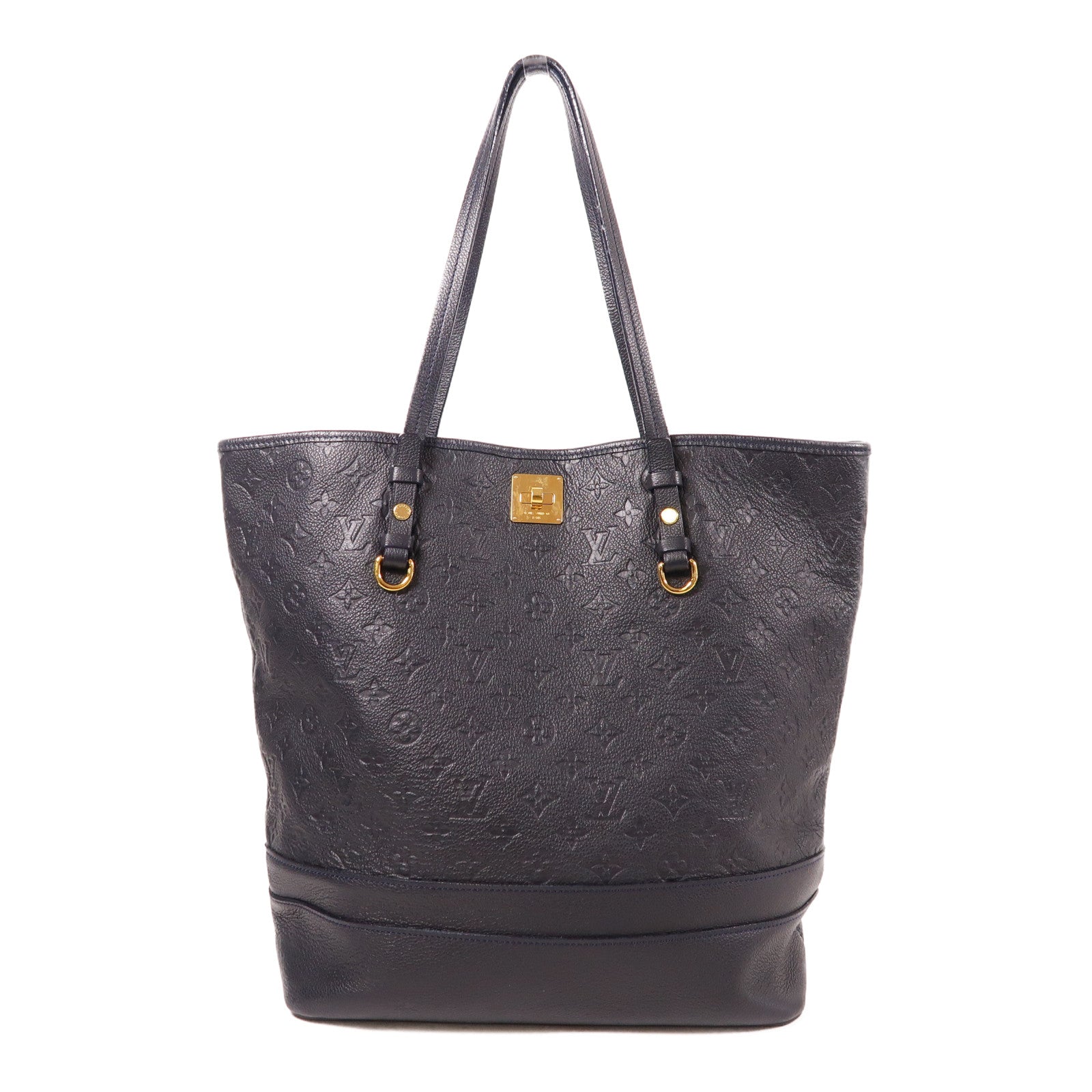LOUIS VUITTON Monogram Empreinte Citadine GM金扣肩背袋